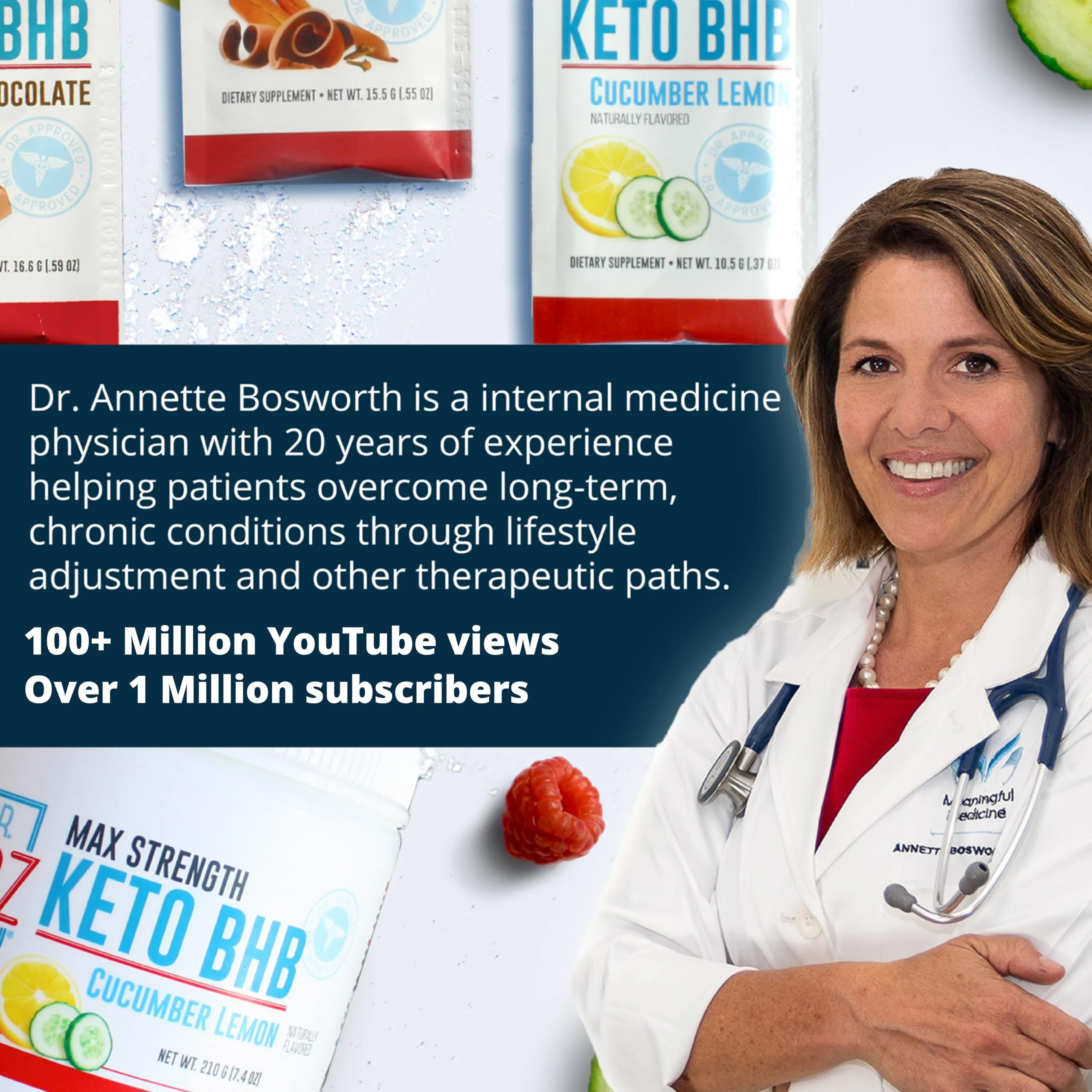 Dr. Boz - Pucker UP! Clear Ketones, 20 Packets - Pure Liquid BHB - Fast Acting Exogenous Ketones - Increase Energy & Clarity - Max Strength - Quality Tested - Made in USA - Keto Diet - 0.34oz (10ml) - Image 2