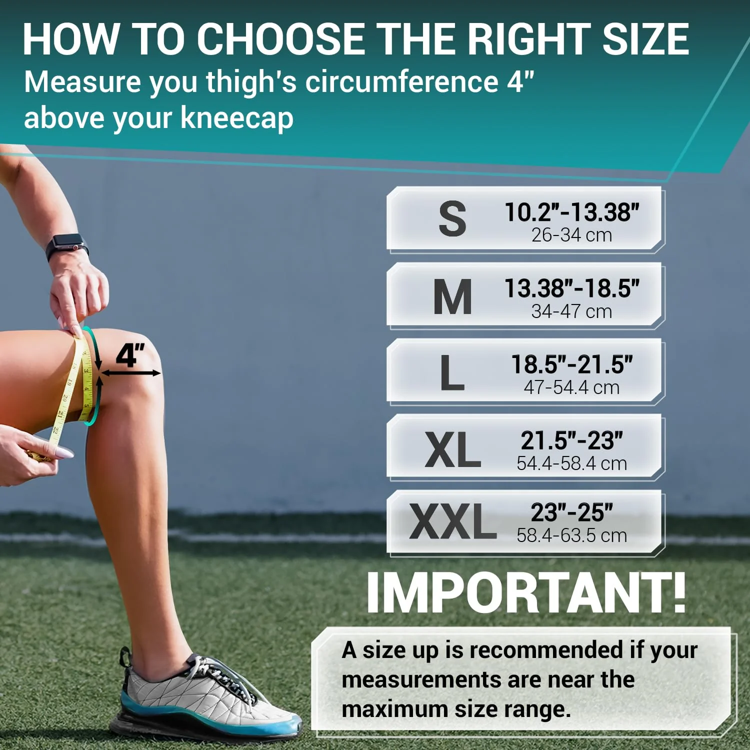 DR. BRACE ELITE Knee Brace with Side Stabilizers & Patella Gel Pads for Maximum Knee Pain Support and fast recovery for men and women-Please Check How To Size Video (Earth, Large) - Image 2
