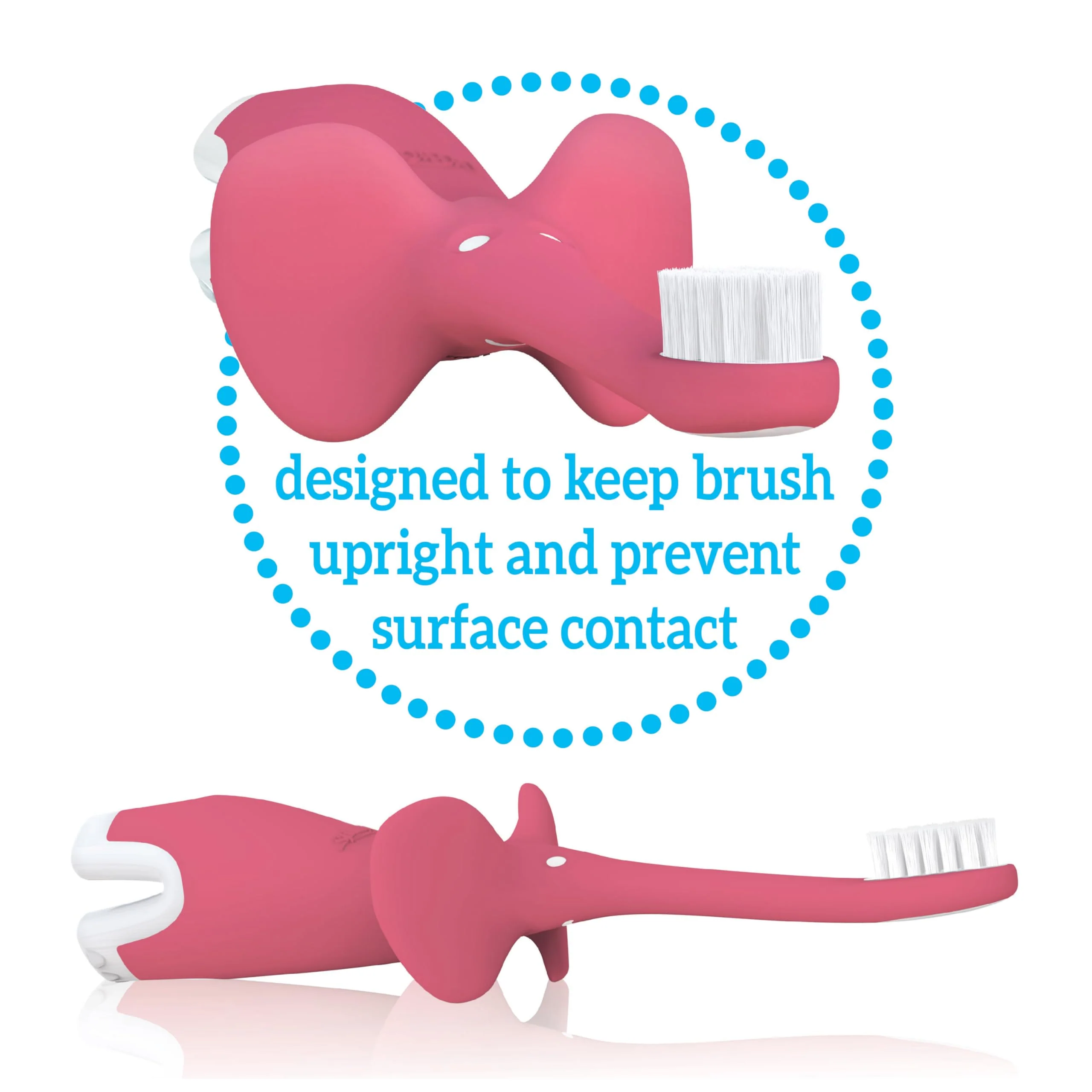 Dr. Brown's Infant-to-Toddler Toothbrush Set, 1.4 Ounce, Pink - Image 9