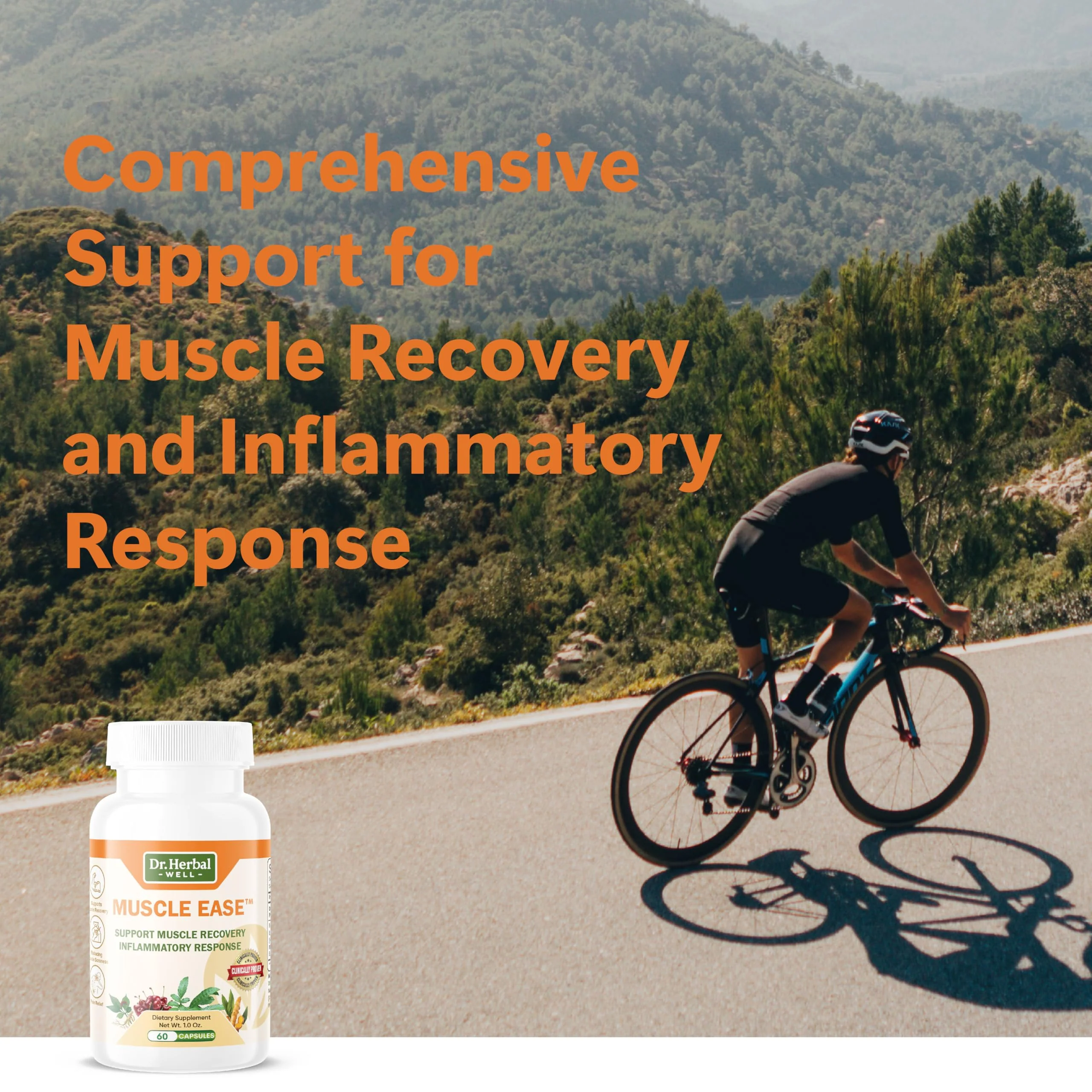 DR.HERBAL WELL Muscle Ease - Joint, Muscle & Nerve Support Fast Acting Relax Comfort Recovery Natural Herbal Supplement - (60 Capsules) MAX-Strength - Image 8