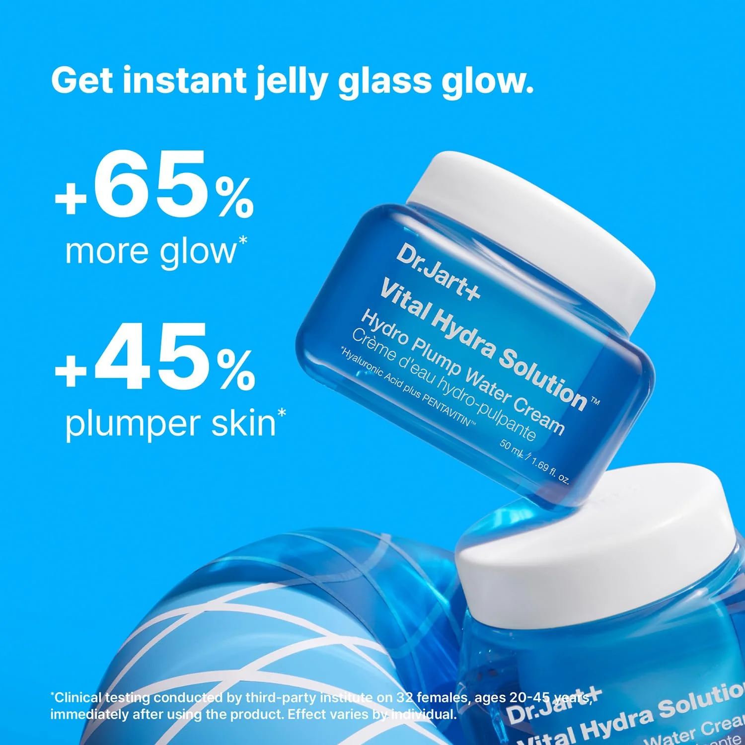 Dr.Jart+ Vital Hydra Solution Water Cream Glow Hydrating Korean Face Moisturizer with Hyaluronic Acid for Glass Skin| Korean Skin Care, 1.69 Fl Oz - Image 5