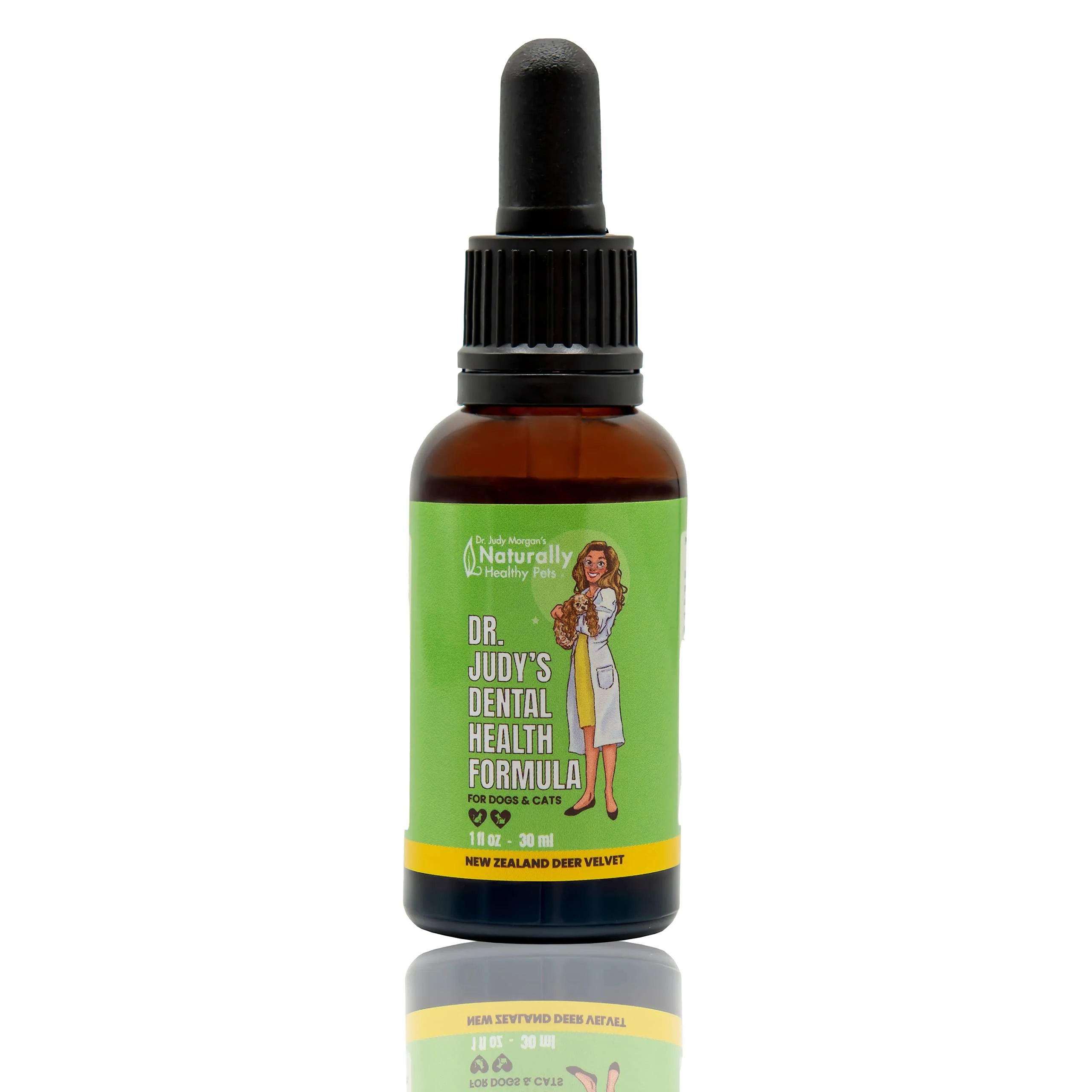 Dr. Judy Morgan's Dental Health Formula for Dogs & Cats, 1 fl oz (30 ml) - Image 2