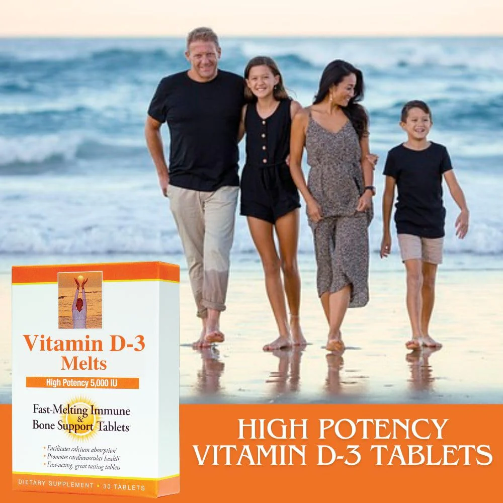 Dr. Newton's Naturals Vitamin D3 Fast-Melting Tablets - 5000 IU (125 mcg) Helps Maintain Healthy Bones and Immune Support - 30 Tablets - Ultimate Absorption – High Potency-Manufactured in USA - Image 4