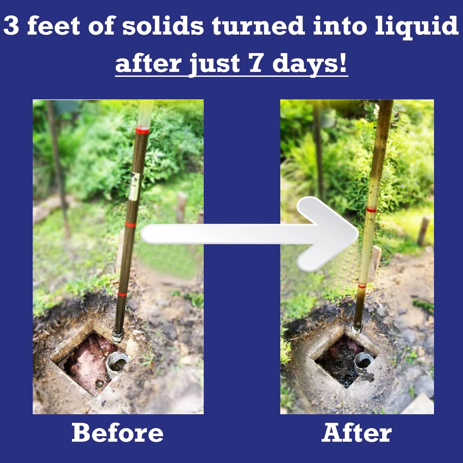 Dr. Pooper Accelerator Septic Tank Treatment - Environment-Friendly Septic System Maintenance Liquid - Eliminates Odors - Clears Organic Solids in Tanks & Drain Fields - Safe for All Septic Systems - Image 2