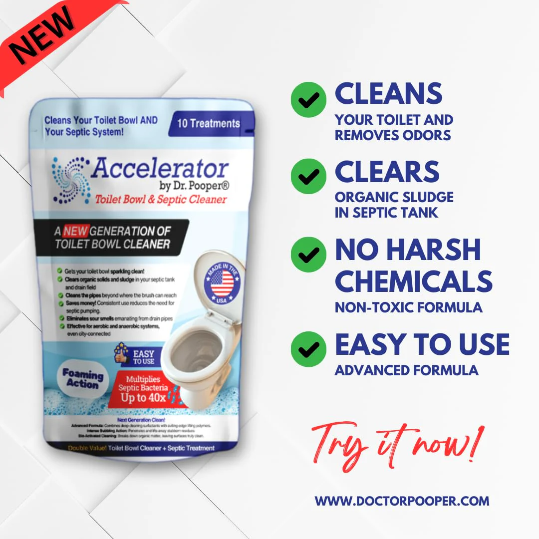 Dr. Pooper Toilet Bowl & Septic Tank Cleaner—Powerful Stain Remover & Odor Eliminator—Bio-Activated Formula for Deep Cleaning & Septic Maintenance—Safe for Pipes & All Plumbing Systems - Image 7