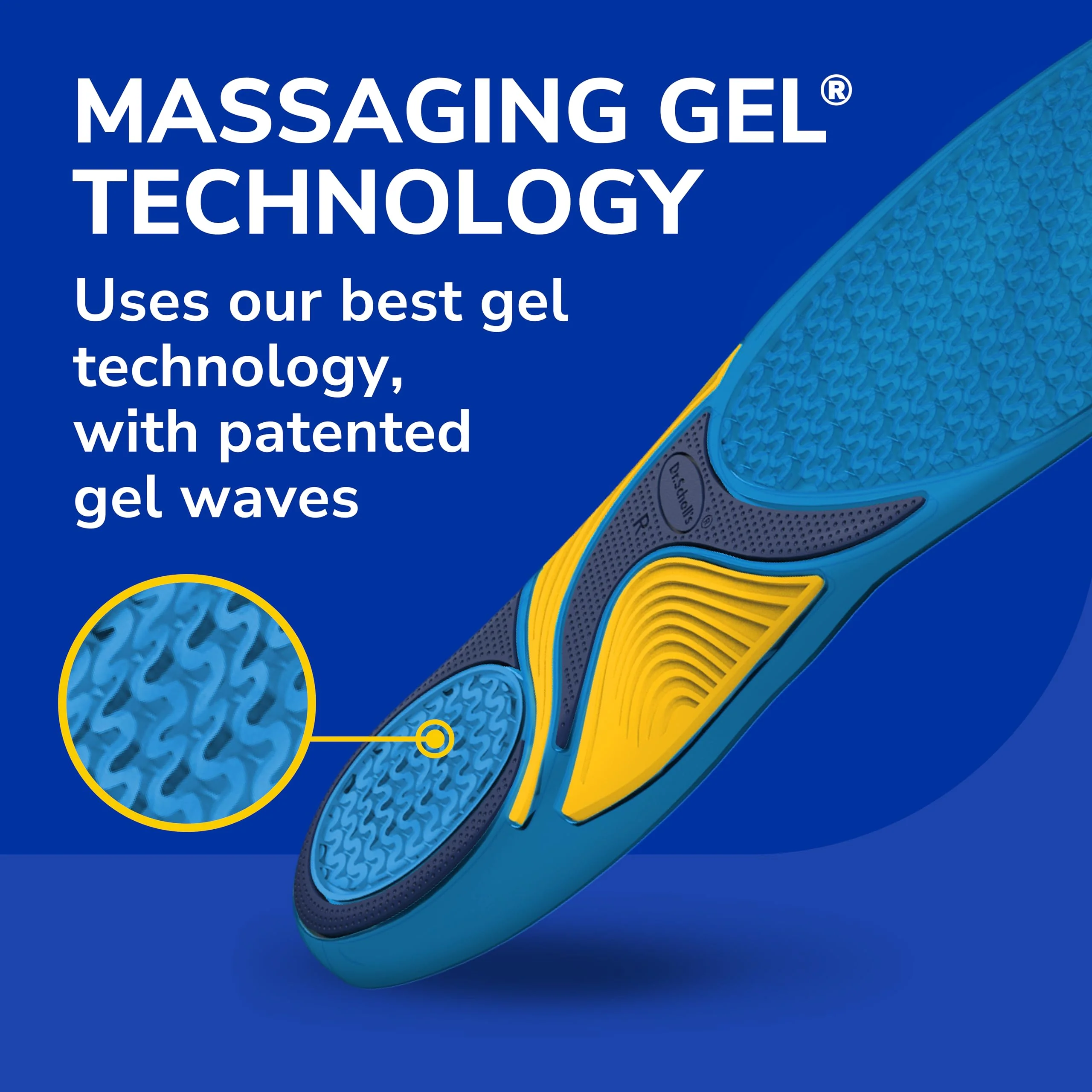Dr. Scholl’s Energizing Comfort Women’s Everyday Insoles with Massaging Gel - Clinically Proven, All-Day Energy and Comfort Inserts with Patented Triple Gel Design - Shock Absorbing, Arch Support - Image 3