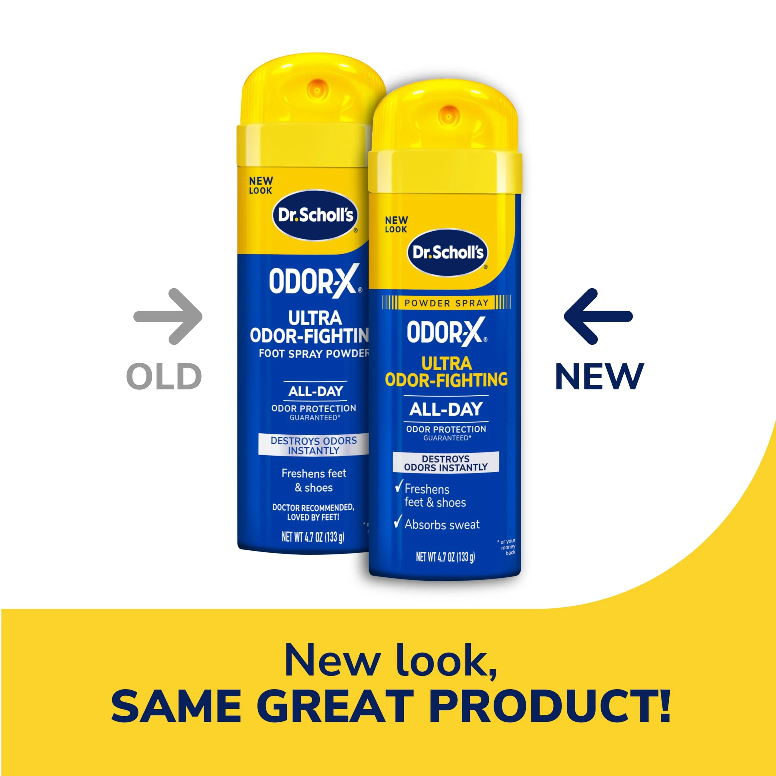 Dr. Scholl’s Odor-X ODOR-FIGHTING Spray-Powder // All-Day Odor Protection and Sweat Absorption - Packaging May Vary - Image 2