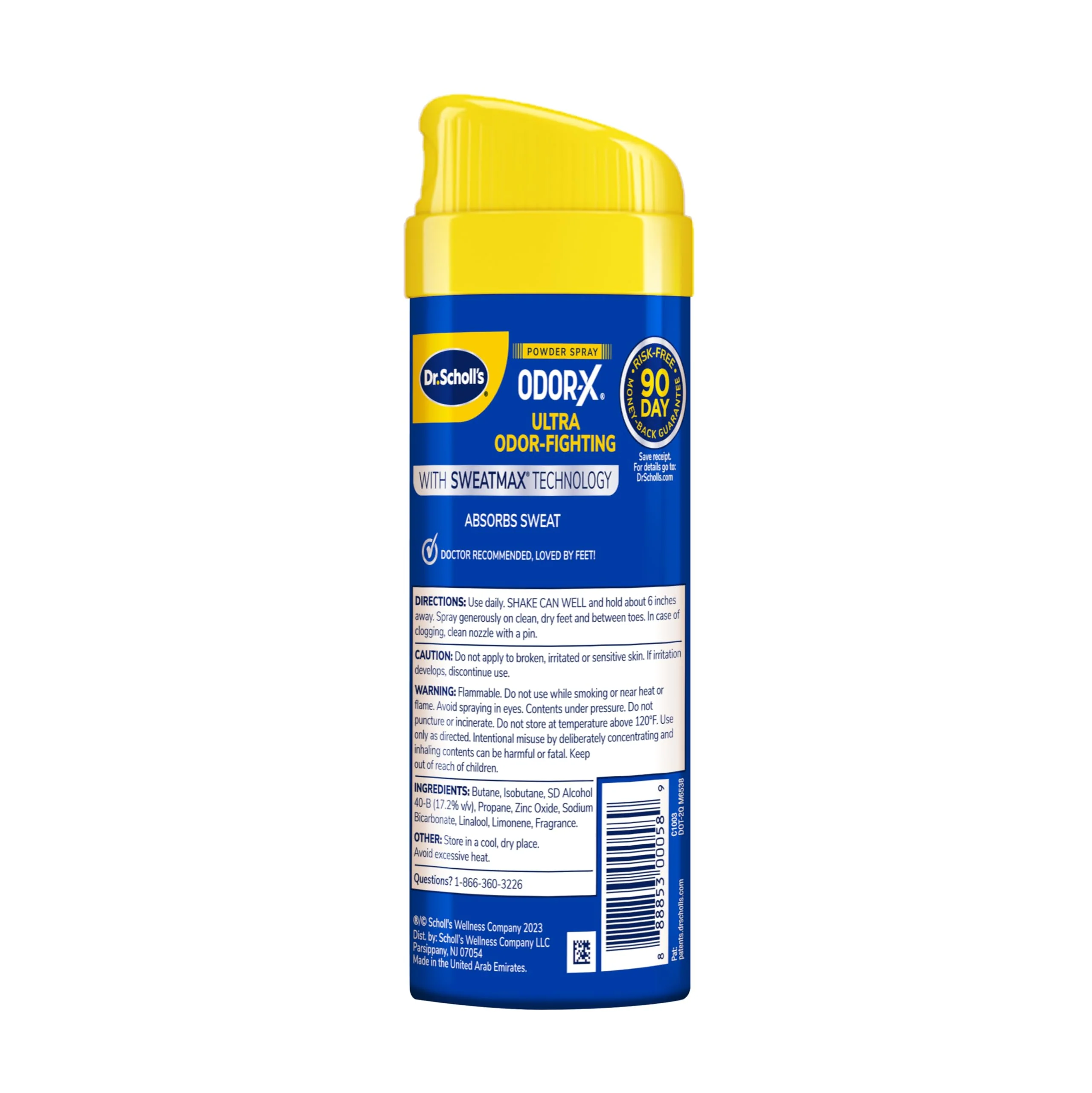 Dr. Scholl’s Odor-X ODOR-FIGHTING Spray-Powder // All-Day Odor Protection and Sweat Absorption - Packaging May Vary - Image 7