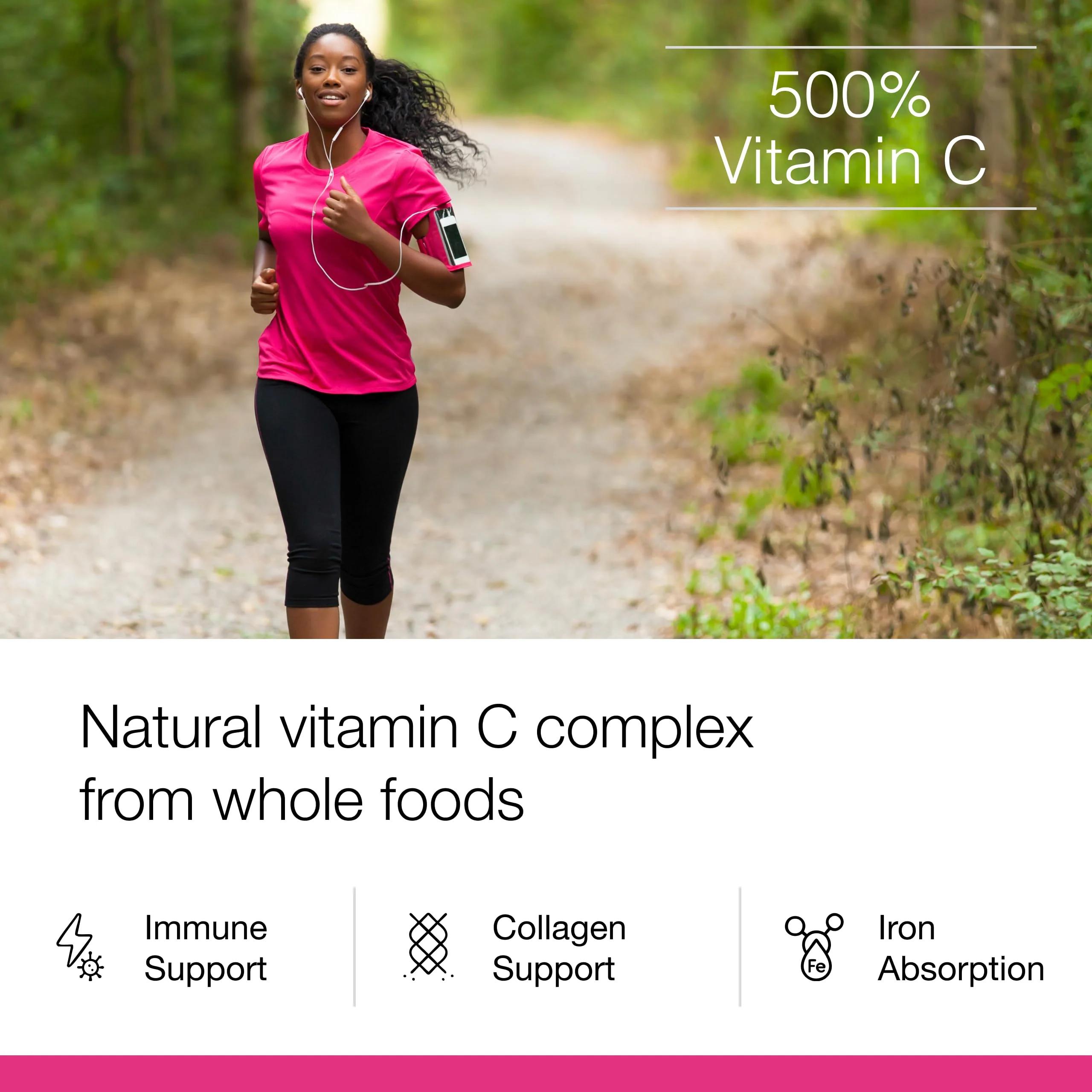 Dr. Schulze's Super-C Plus - Vitamin C Supplement for Immune Support - Skin Health & Antioxidant Support - High-Potency Formula - Plant-Based Superfood - Gluten-Free & Vegan - 60 Count (20 Servings) - Image 4
