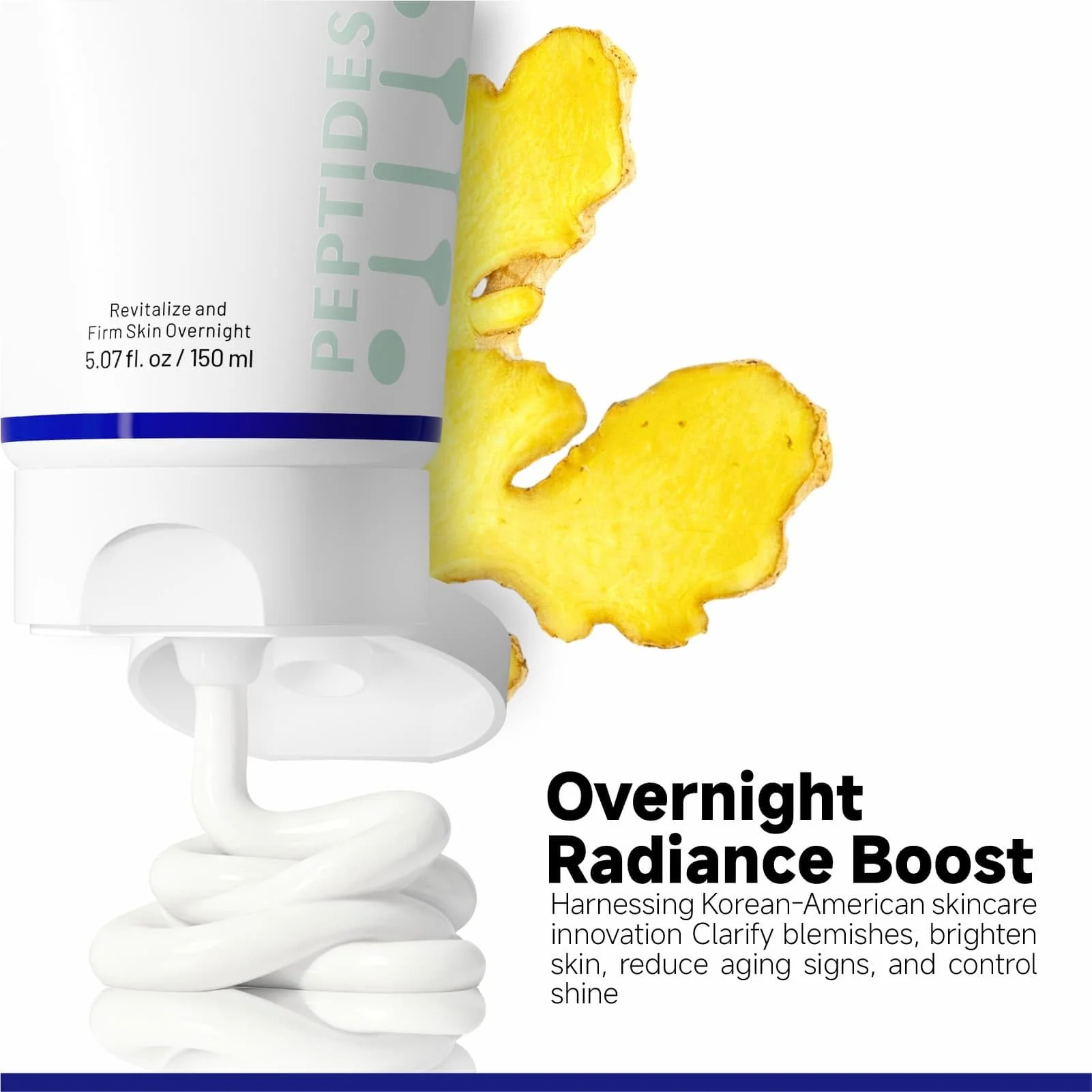 Dr Vincent Glass Glow Collagen Night Wrapping Mask with Tetrapeptide-30, Kojic Acid Turmeric Overnight Masks for Soothing and Even Skin Tone, Peel Off Face Mask for Smoothing Wrinkles, 5.07 fl.OZ. - Image 8