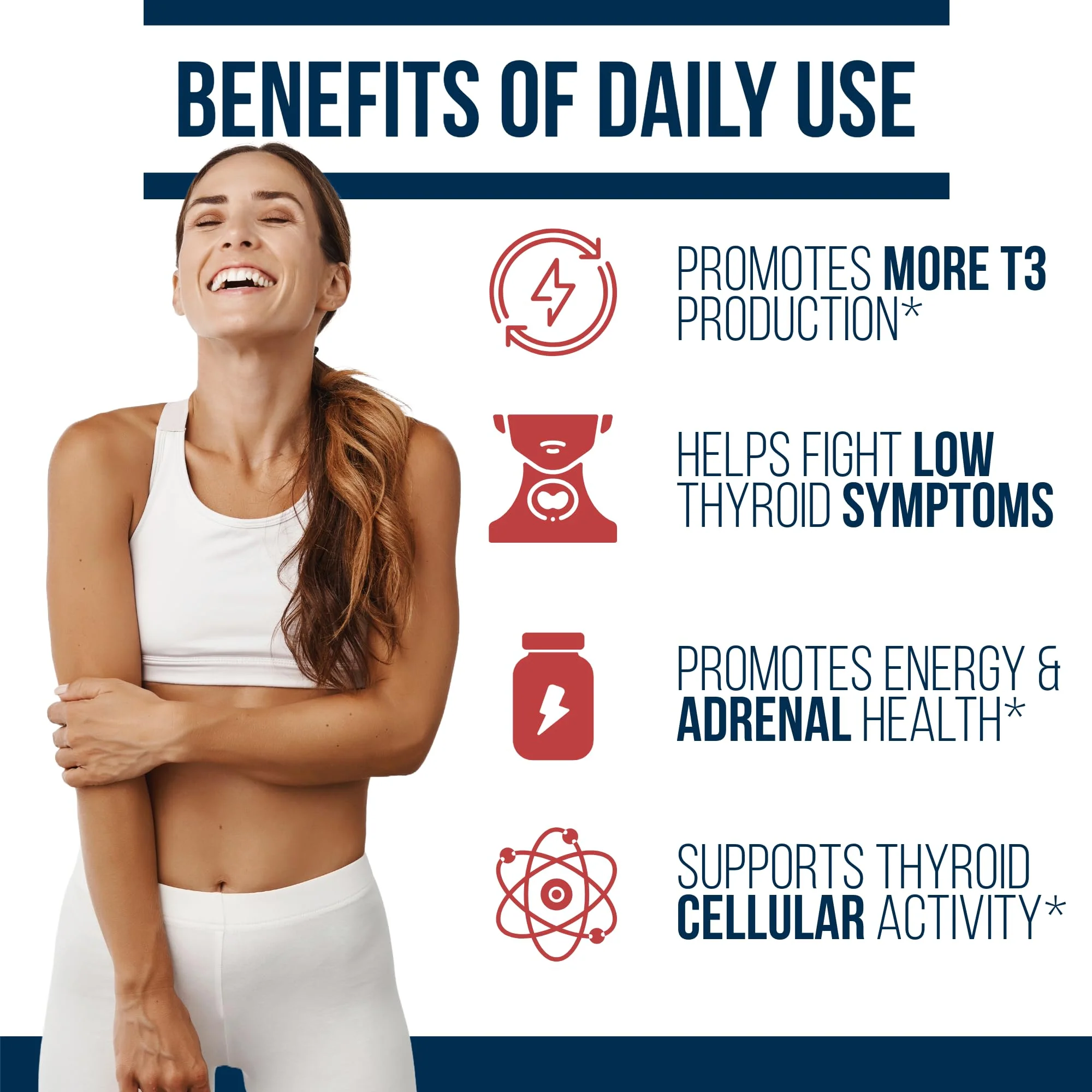 Dr. Westin Childs T3 Conversion Booster - Thyroid Support for Women & Men with Hypothyroidism & Hashimoto’s, Iodine, Ashwagandha, Guggul Extract, Selenium & Zinc Complex, 60 Servings - Image 3