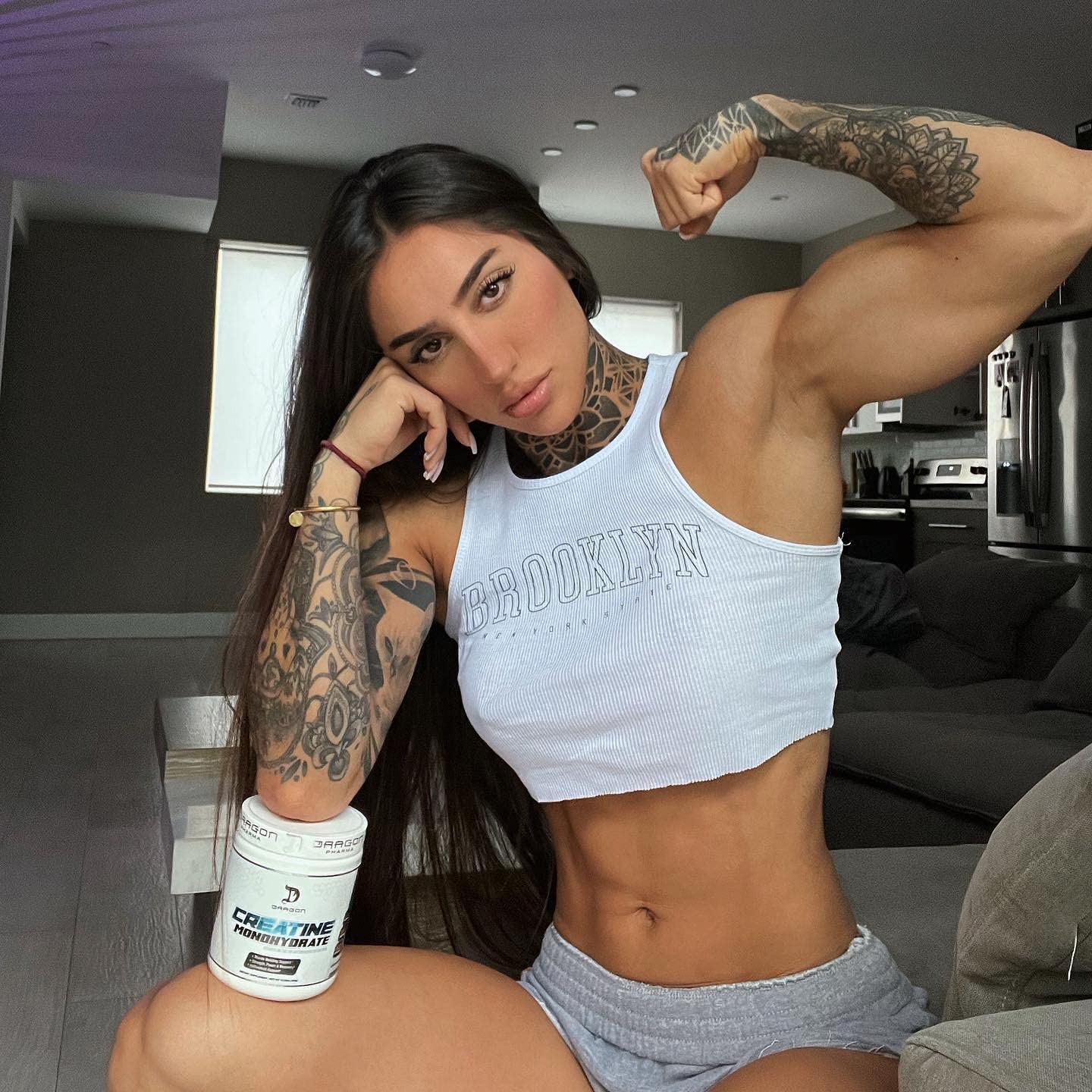 DRAGON PHARMA Creatine Monohydrate, Aid Muscle Recovery, Post-Workout Supplement, Antioxidant Support (60 Servings, Unflavored) - Image 6