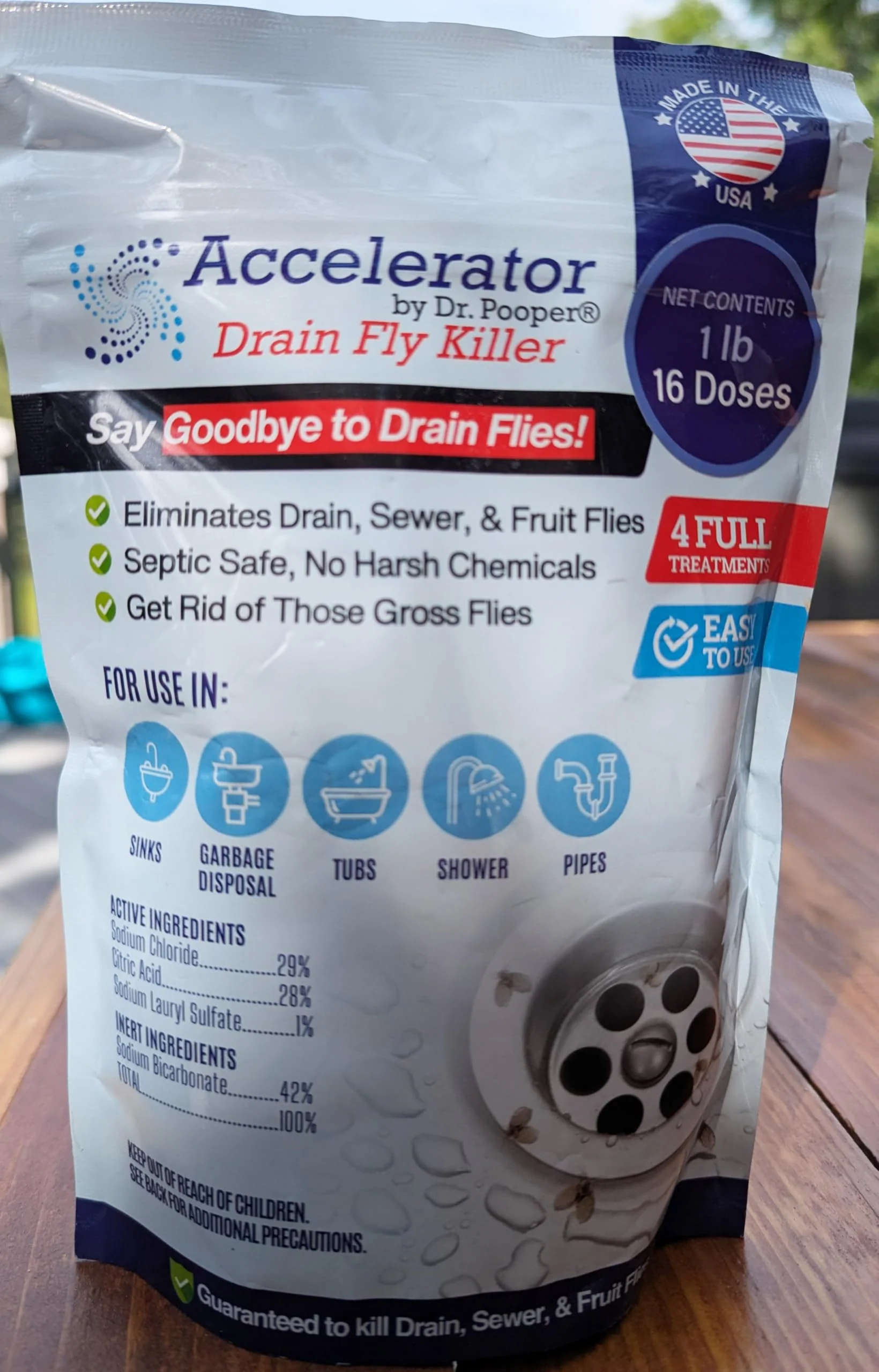 Drain Fly Killer Powder – Eliminates Drain Flies & Sewer Flies in Drains, Sinks, Showers – Fast-Acting Treatment - Septic Safe & Made in USA - Image 4