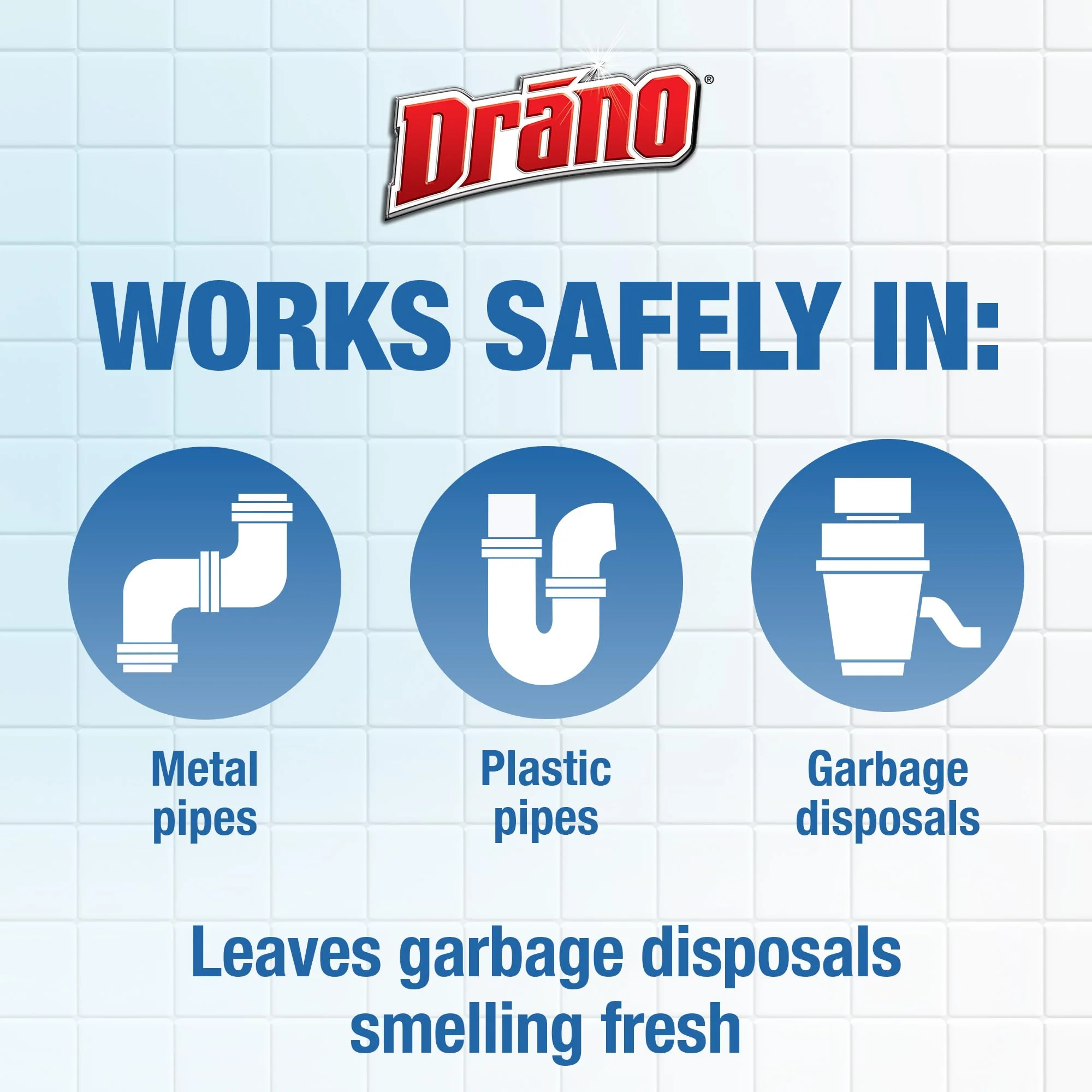 Drano Dual-Force Foamer Clog Remover, 17 oz (Pack of 5) - Image 5