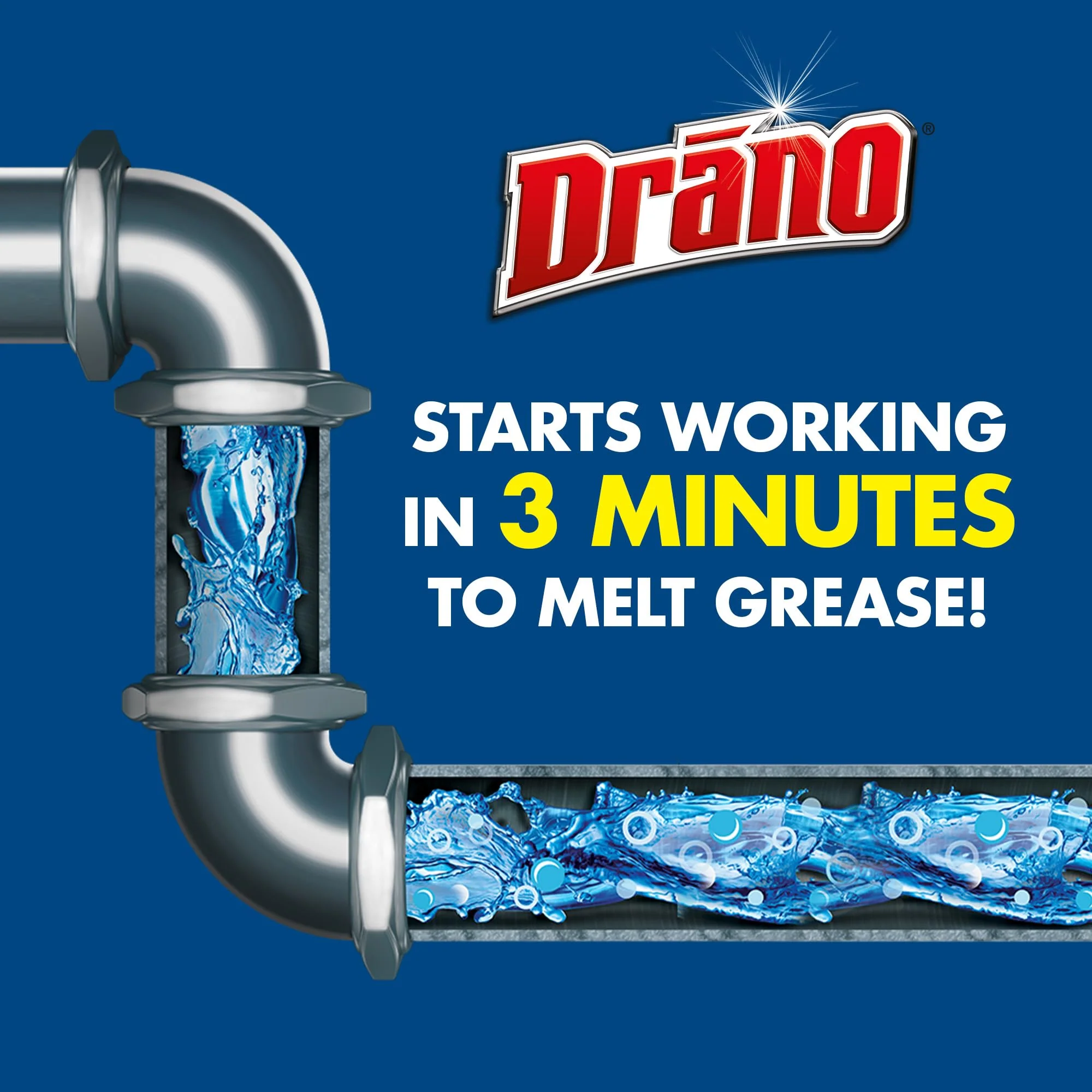 Drano Kitchen Granules Clog Remover, 8.8 oz (Pack of 3) - Image 9