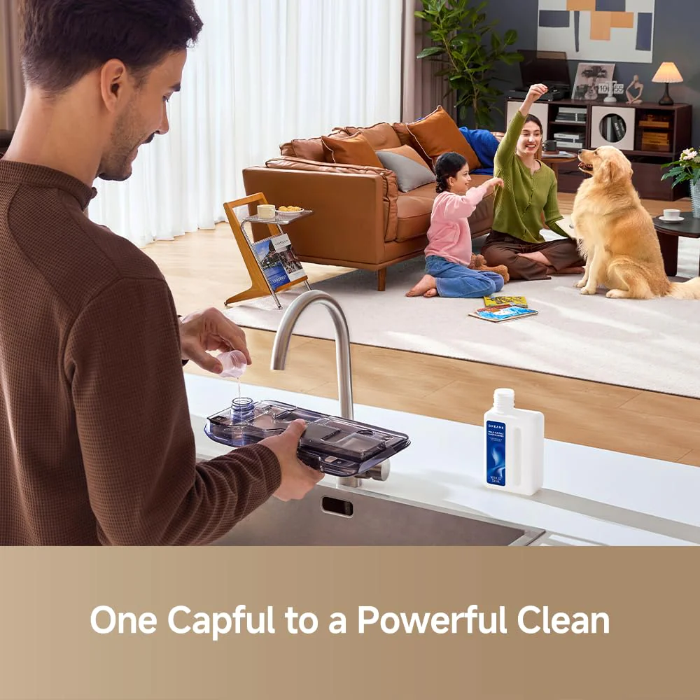 dreame Cleaning Solution Compatible with H12 PRO/G10 Pro/H13 PRO/H12S/H12 Pro FlexReach/H12 Dual/G10 Combo/G10/K10/K10 Plus Wet Dry Vacuum Cleaner (16.9 OZ) - Image 3