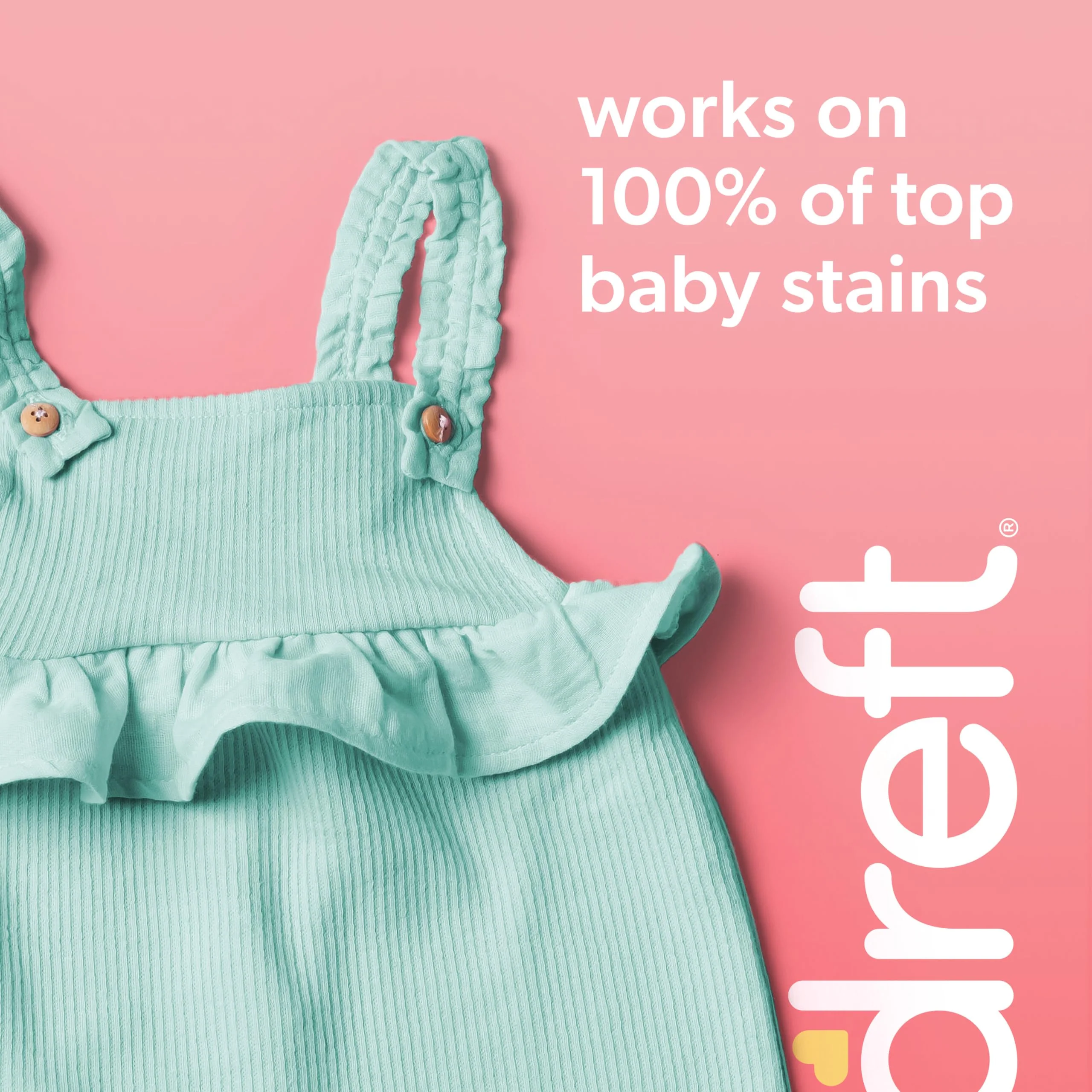 Dreft Stage 2 Active Baby Liquid Laundry Detergent, Helps Remove 99% of Baby Food Stains, Hypoallergenic, 64 loads - Image 5