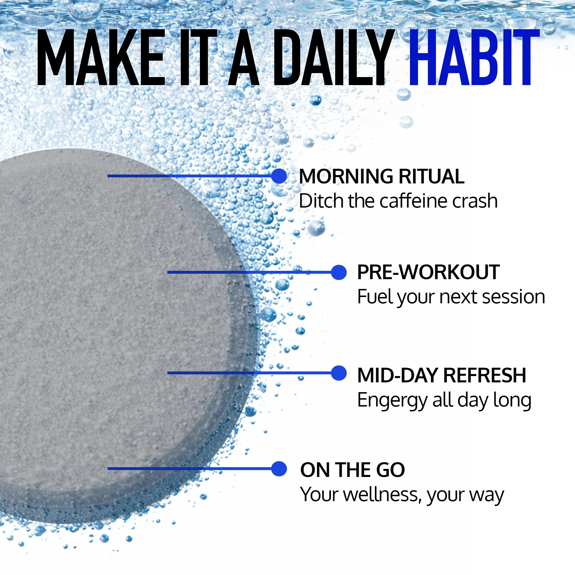 DRINK HRW Rejuvenation Molecular Hydrogen Water Tablets: 12 ppm H2, Patented, USA Made, IHSA-Certified Hydrogen & Magnesium Supplement. Supports Energy, Recovery, Cognitive Function (Unflavored, 30Ct) - Image 3