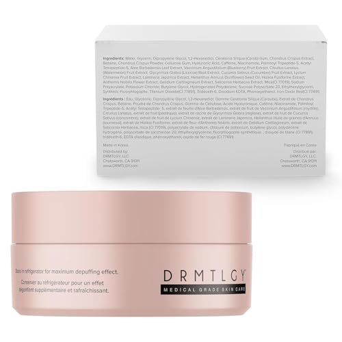 DRMTLGY Brightening Eye Masks (30 Pairs) - Caffeine Eye Masks for Dark Circles and Puffiness with Hyaluronic Acid, Eye Patches for Puffy Eyes - Image 3