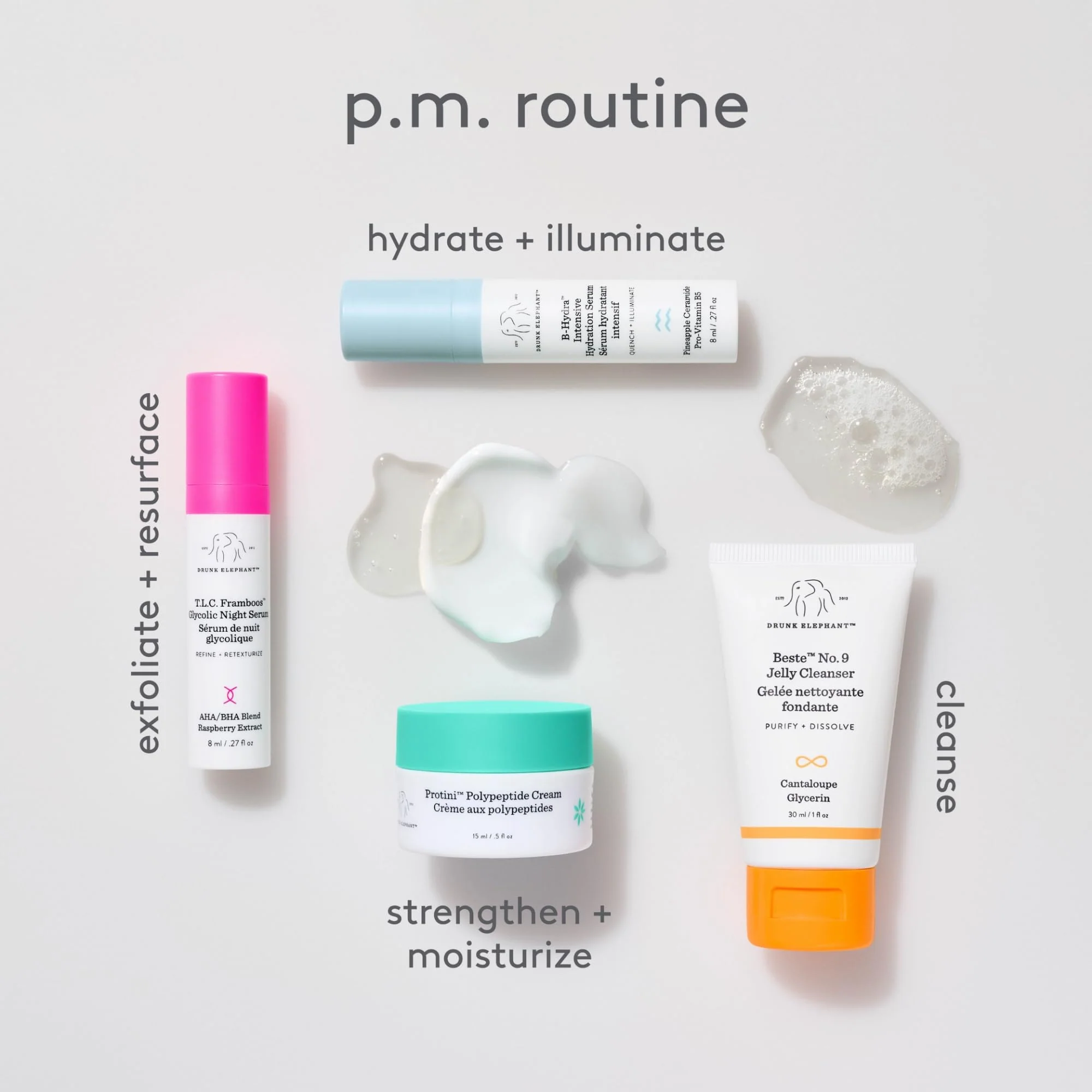 Drunk Elephant The Littles Kit - 5 Travel-Friendly A.M. and P.M. Essentials - Clean Clinical Skincare - Cruelty-Free - Dermatologist-Tested - Free of Essential Oils, Silicones, and Fragrance - Image 2