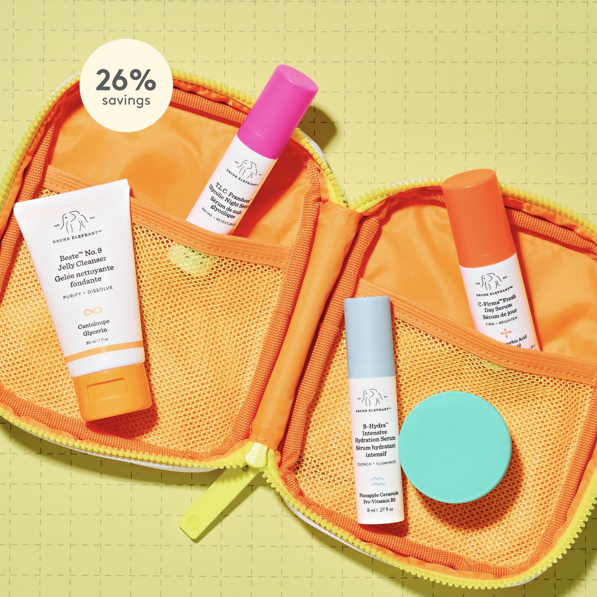 Drunk Elephant The Littles Kit - 5 Travel-Friendly A.M. and P.M. Essentials - Clean Clinical Skincare - Cruelty-Free - Dermatologist-Tested - Free of Essential Oils, Silicones, and Fragrance - Image 6