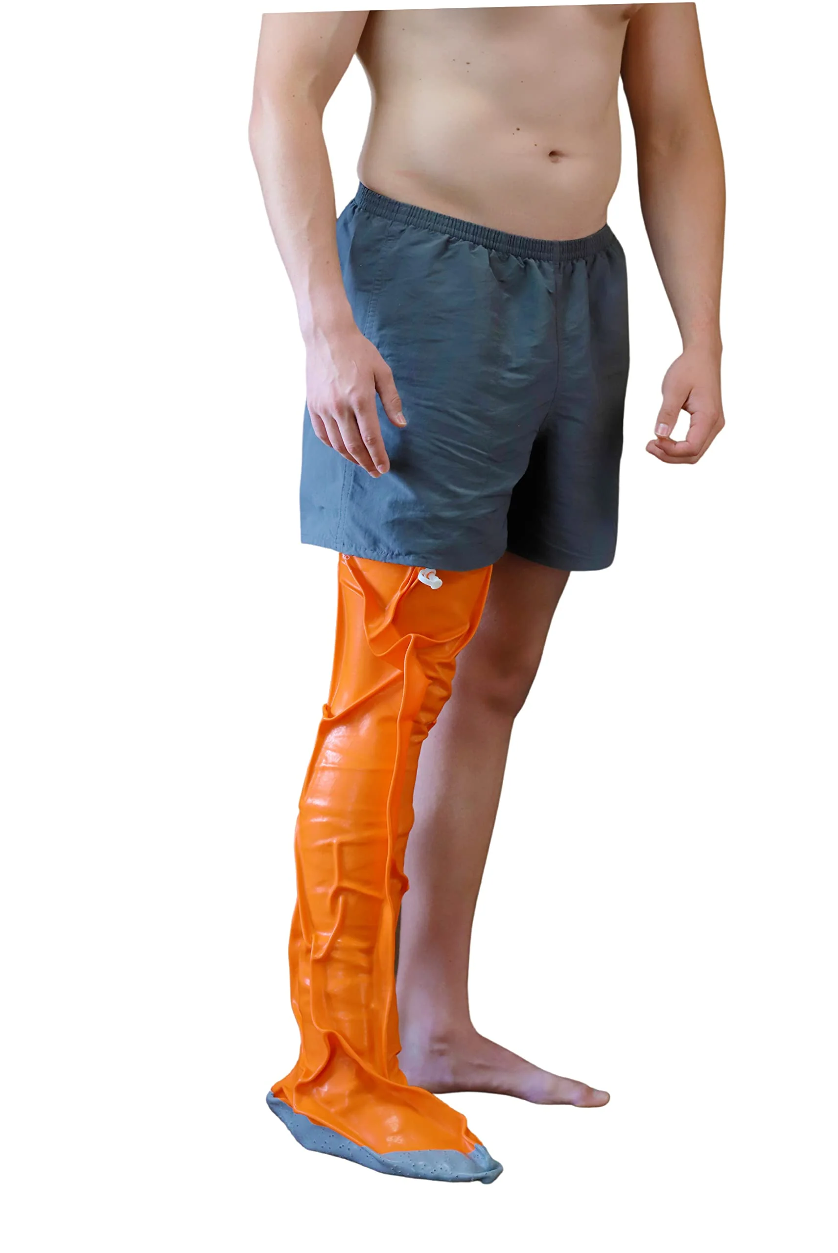 DryCorp Waterproof Vacuum Sealed Full Leg Cast Cover, Medium, Blue (FL-16) - Image 3