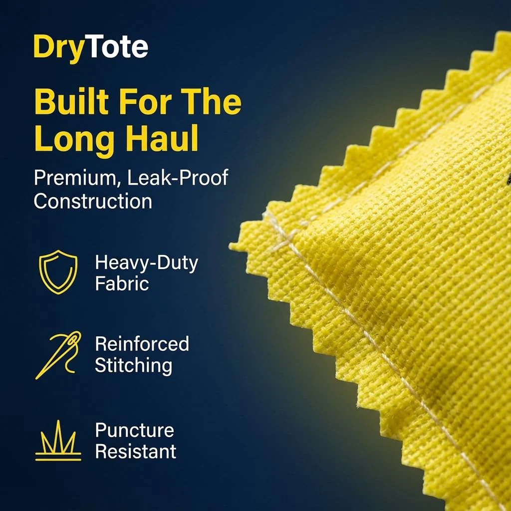 DryTote Rechargeable Desiccant Pack (10 Pack), Ultimate Moisture Absorption, Color Change Indicator, Safe Storage Protection, Large Capacity 200 Gallons, 100g, Yellow - Image 3