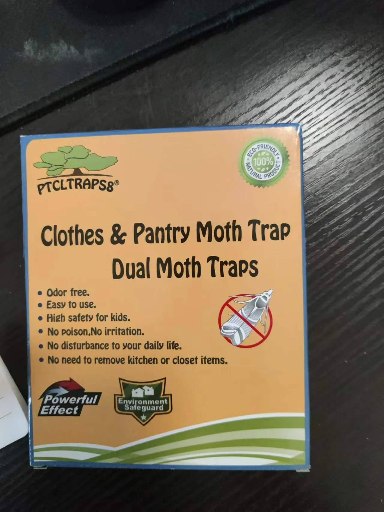 Dual Moth Traps for Clothes and Pantry Highly Effective All-Around Moth Traps,Pro Cloest Essentials Get Rid of Wool Moths with Natural Safe and Odor-Free Dual Premium Pheromone - Image 3