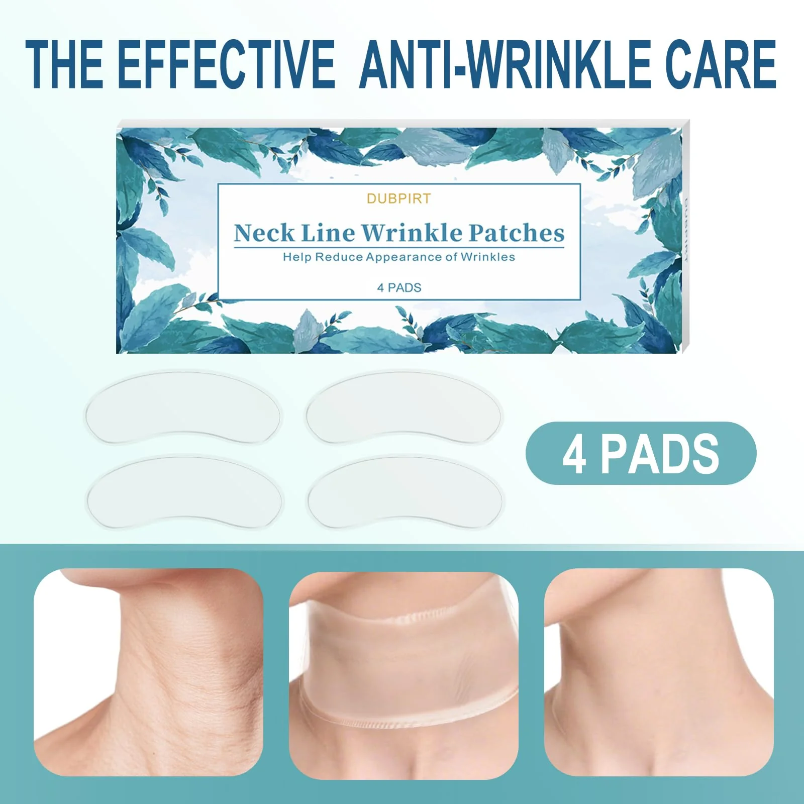 DUBPIRT 5 PCS Silicone Neck Wrinkle Patches - Reusable Overnight Anti-Wrinkle Patches, Anti Aging Silicone Wrinkles Patche for Skin Firming & Neck（2.5 Months Supply ）-Upgraded Version - Image 5
