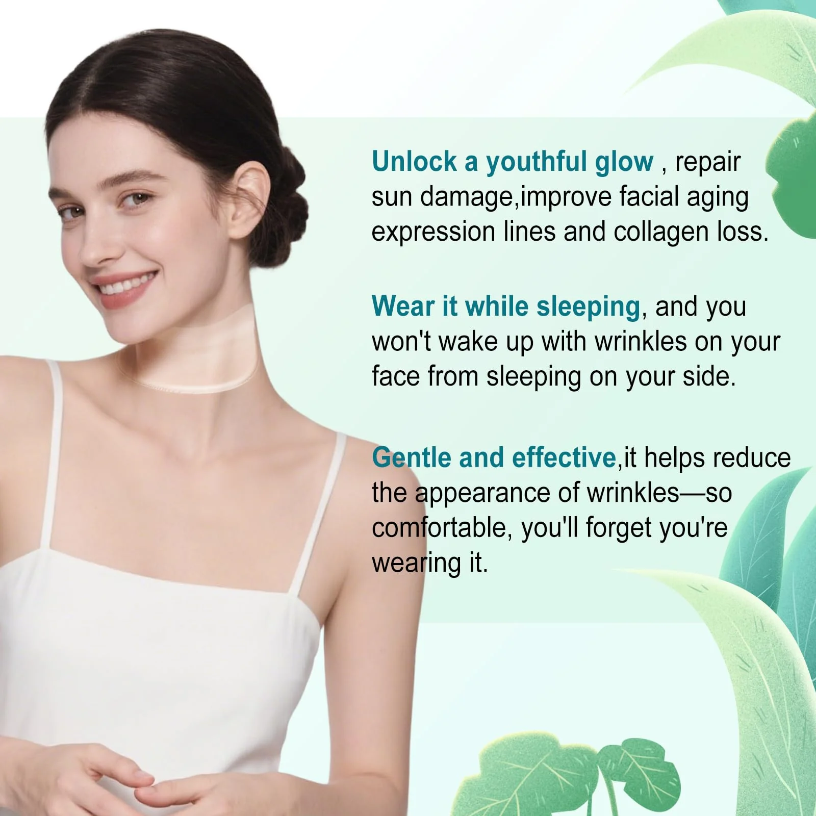 DUBPIRT 5 PCS Silicone Neck Wrinkle Patches - Reusable Overnight Anti-Wrinkle Patches, Anti Aging Silicone Wrinkles Patche for Skin Firming & Neck（2.5 Months Supply ）-Upgraded Version - Image 7