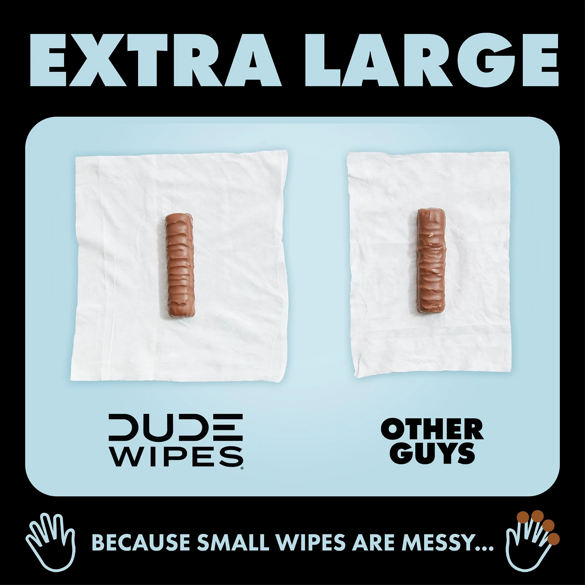 DUDE Wipes Fragrance Free Hemorrhoid Flushable Wipes - 3 Pack (144 Count) - Extra-Large, Medicated with Witch Hazel for Soothing Relief - Septic and Sewer Safe - Image 5