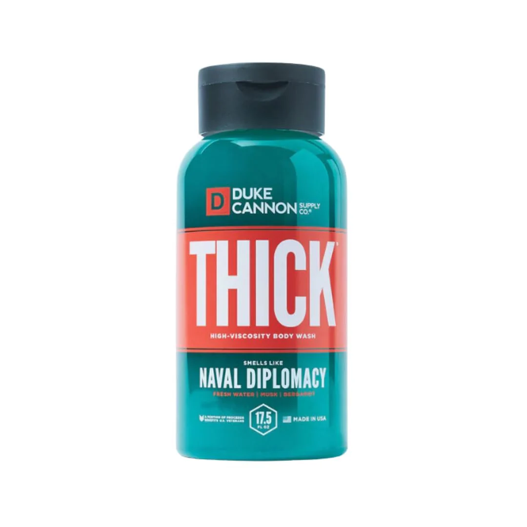 Duke Cannon Supply Co. THICK High-Viscosity Body Wash for Men - Smells Like Naval Supremacy, 17.5 Fl Oz 3PACK - Image 4
