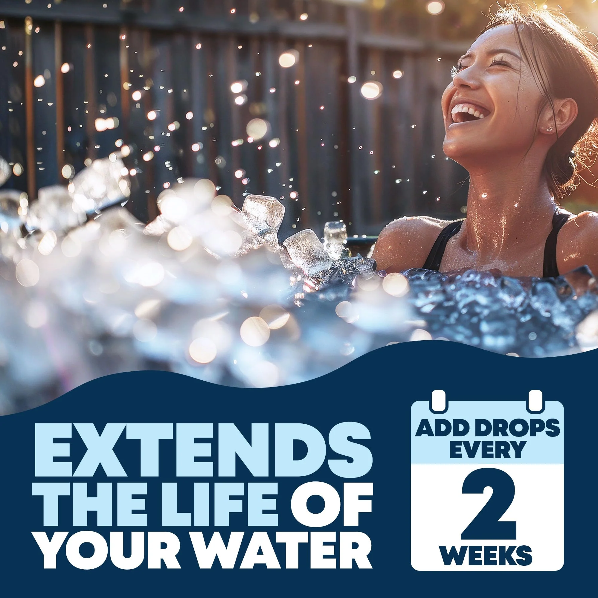 Durabasics 3in1 Cold Plunge Water Treatment – Helps Maintain Clear, Fresh-Looking Water | Cold Plunge Cleaner & Water Stabilizer | 32-Week Supply | Easy to Use | Ice Bath Water Treatment – 32 oz - Image 2