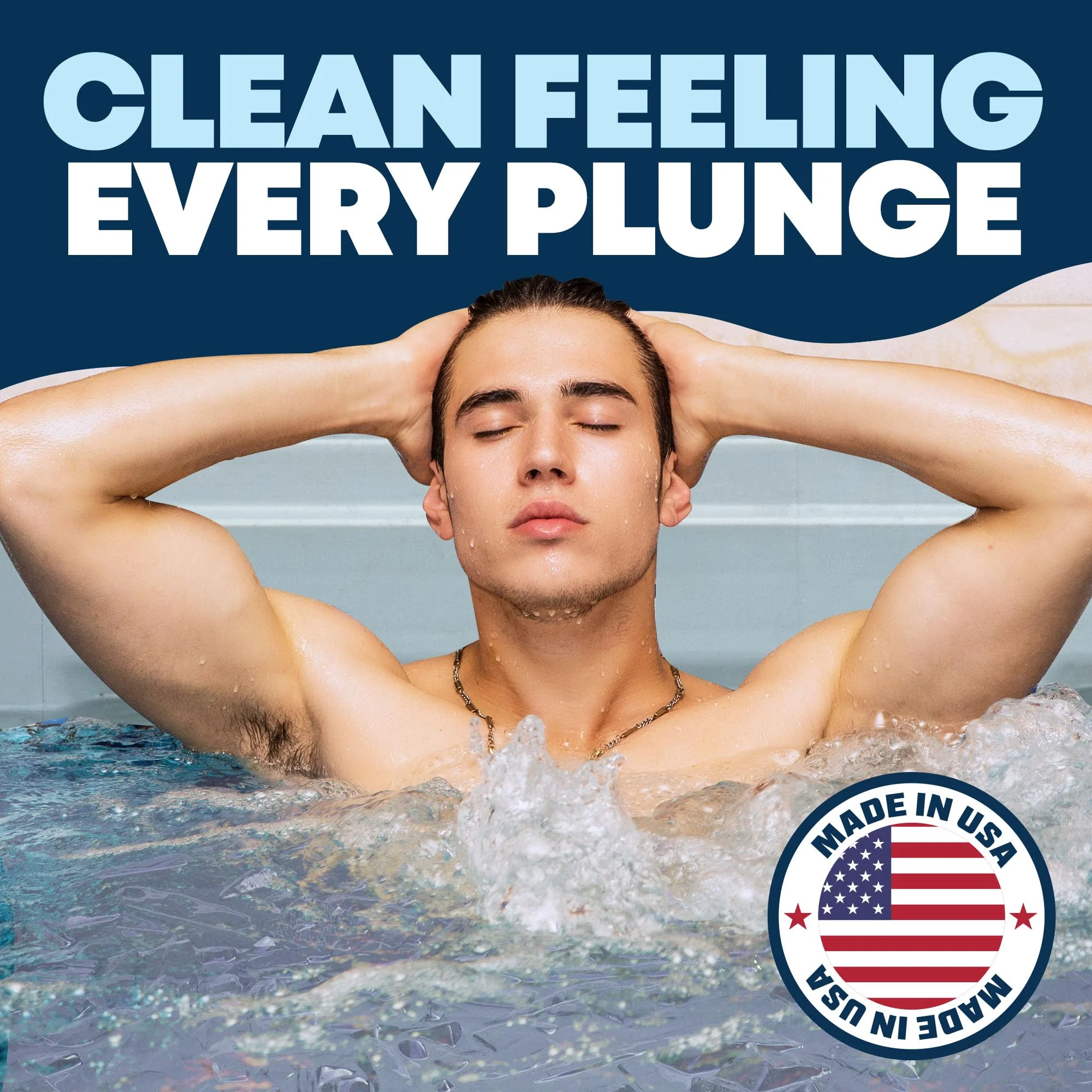 Durabasics 3in1 Cold Plunge Water Treatment – Helps Maintain Clear, Fresh-Looking Water | Cold Plunge Cleaner & Water Stabilizer | 64 -Week Supply | Easy to Use | Ice Bath Water Treatment – 64 oz - Image 4