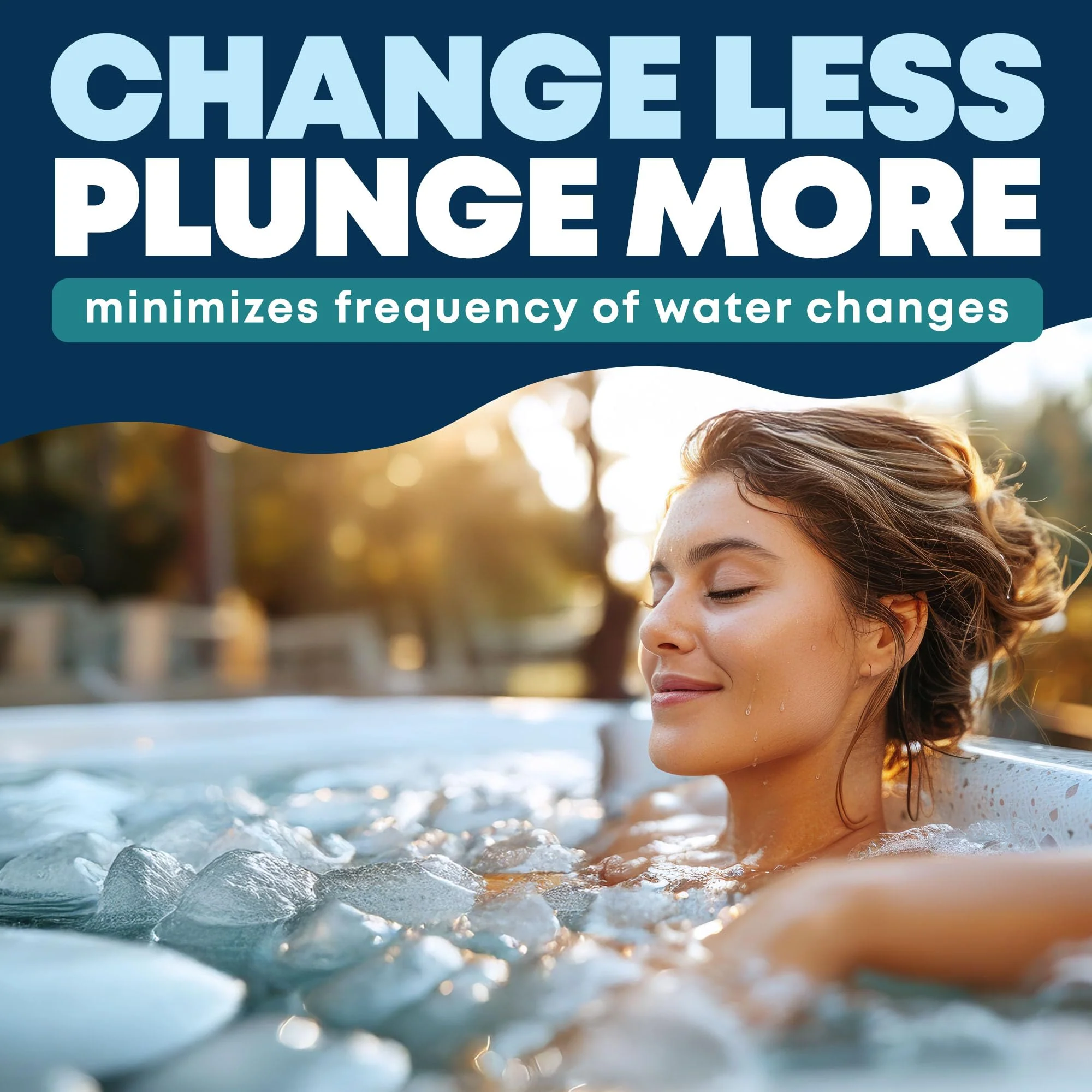Durabasics 3in1 Cold Plunge Water Treatment – Helps Maintain Clear, Fresh-Looking Water | Cold Plunge Cleaner & Water Stabilizer | 64 -Week Supply | Easy to Use | Ice Bath Water Treatment – 64 oz - Image 5