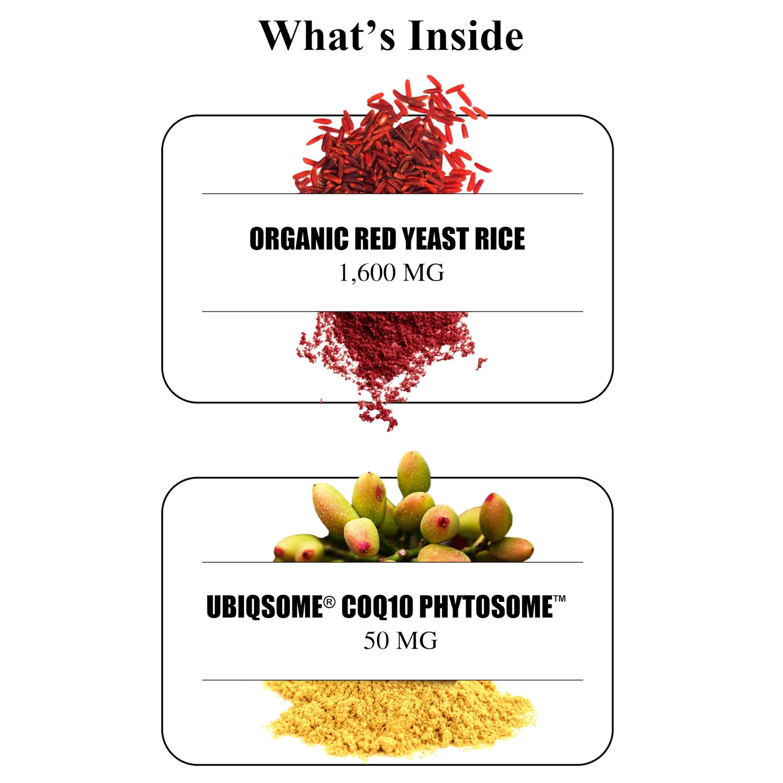 Durable RED Yeast Rice – Organic 1,600 mg Extra Strength + CoQ10 Phytosome – Supports Healthy Cholesterol, Heart, Lipids & Circulation – Doctor Formulated, Non-GMO, Vegan, Made in USA (60 Capsules). - Image 7