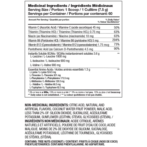 Dymatize All9 Amino, 7.2g of BCAAs, 10g of Full Spectrum Essential Amino Acids Per Serving for Recovery and Muscle Protein Synthesis, Fruit Fusion Rush, 30 Servings, 15.87 Ounce - Image 2