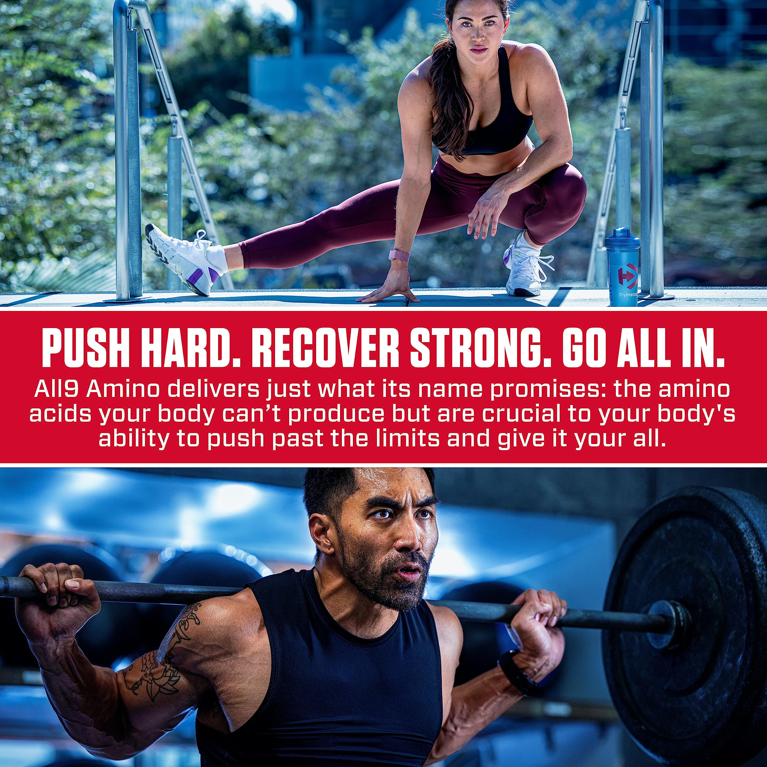 Dymatize All9 Amino, 7.2g of BCAAs, 10g of Full Spectrum Essential Amino Acids Per Serving for Recovery and Muscle Protein Synthesis, Fruit Fusion Rush, 30 Servings, 15.87 Ounce - Image 5
