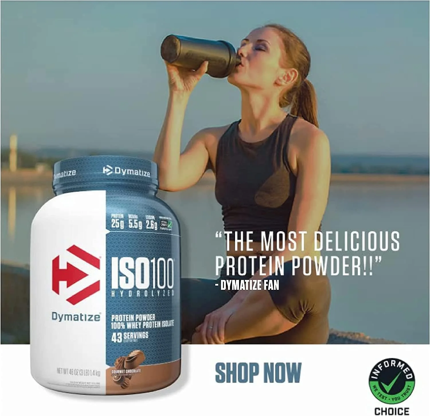 Dymatize ISO 100 Whey Protein Powder with 25g of Hydrolyzed 100% Whey Isolate, Vanilla 5 Pound, Package may vary - Image 8