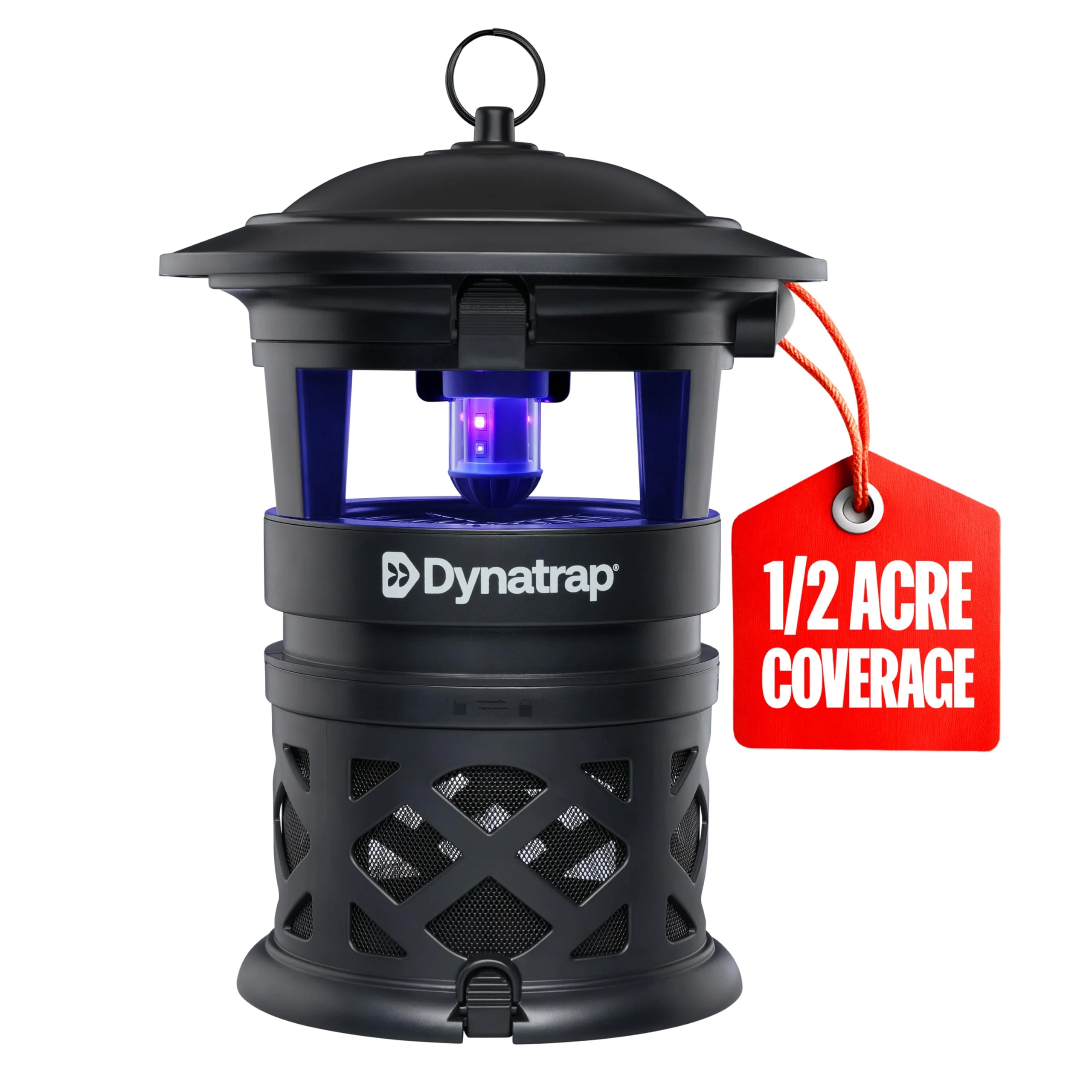 Dynatrap DT1130SR 1/2 Acre Mosquito & Flying Insect Outdoor Trap and Killer – Kills Mosquitoes, Flies, Wasps, Gnats, & Other Flying Insects - Bug Zapper Alternative – Black - Image 2