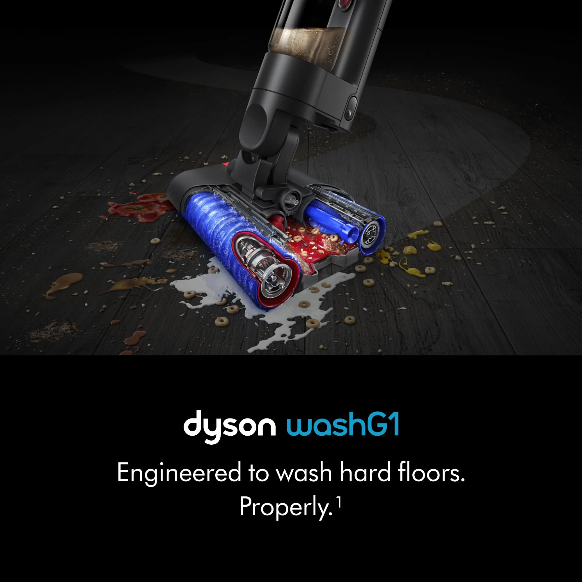 Dyson WashG1 Wet Cleaner (Matte Black/Ultra Blue) - Image 11