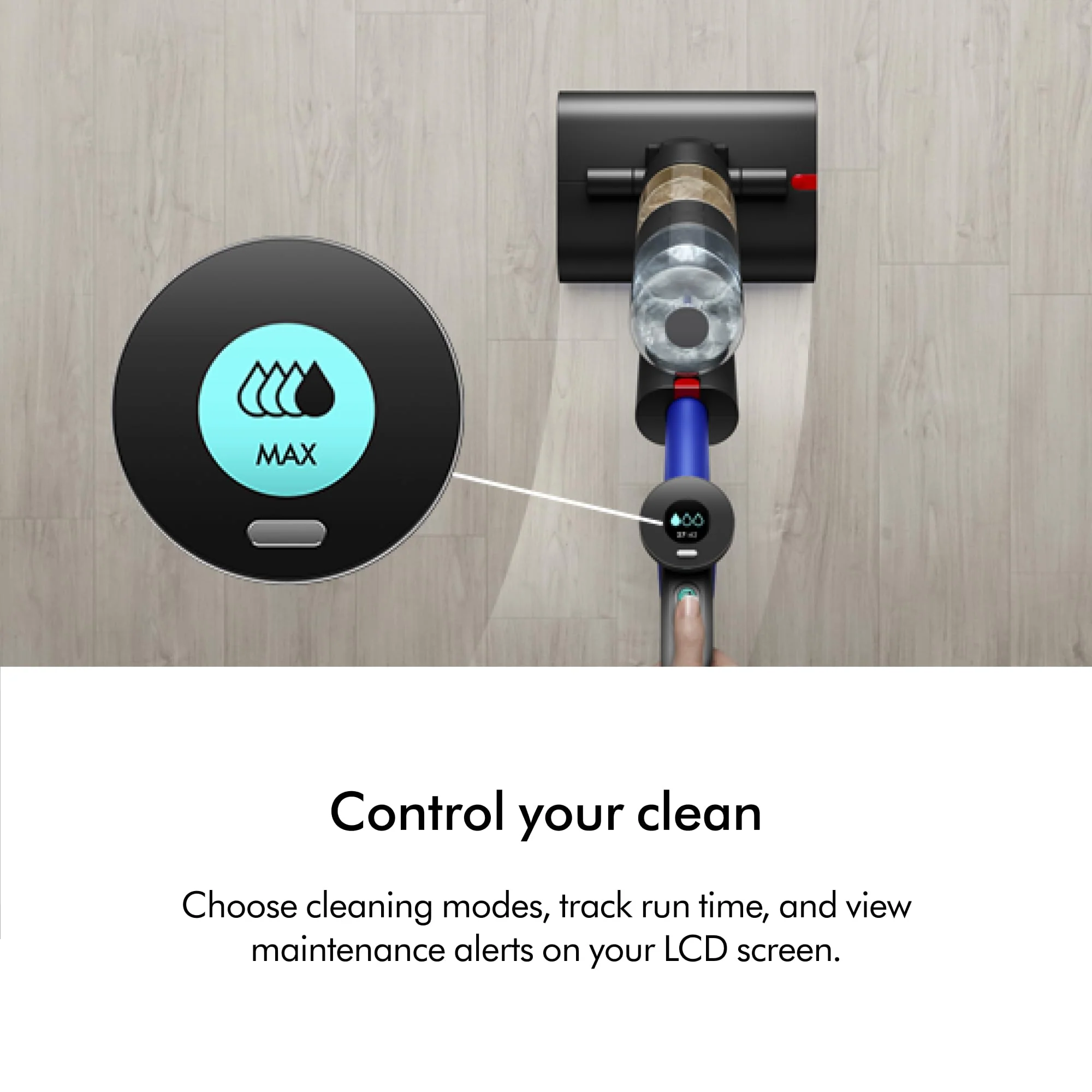 Dyson WashG1 Wet Cleaner (Matte Black/Ultra Blue) - Image 6