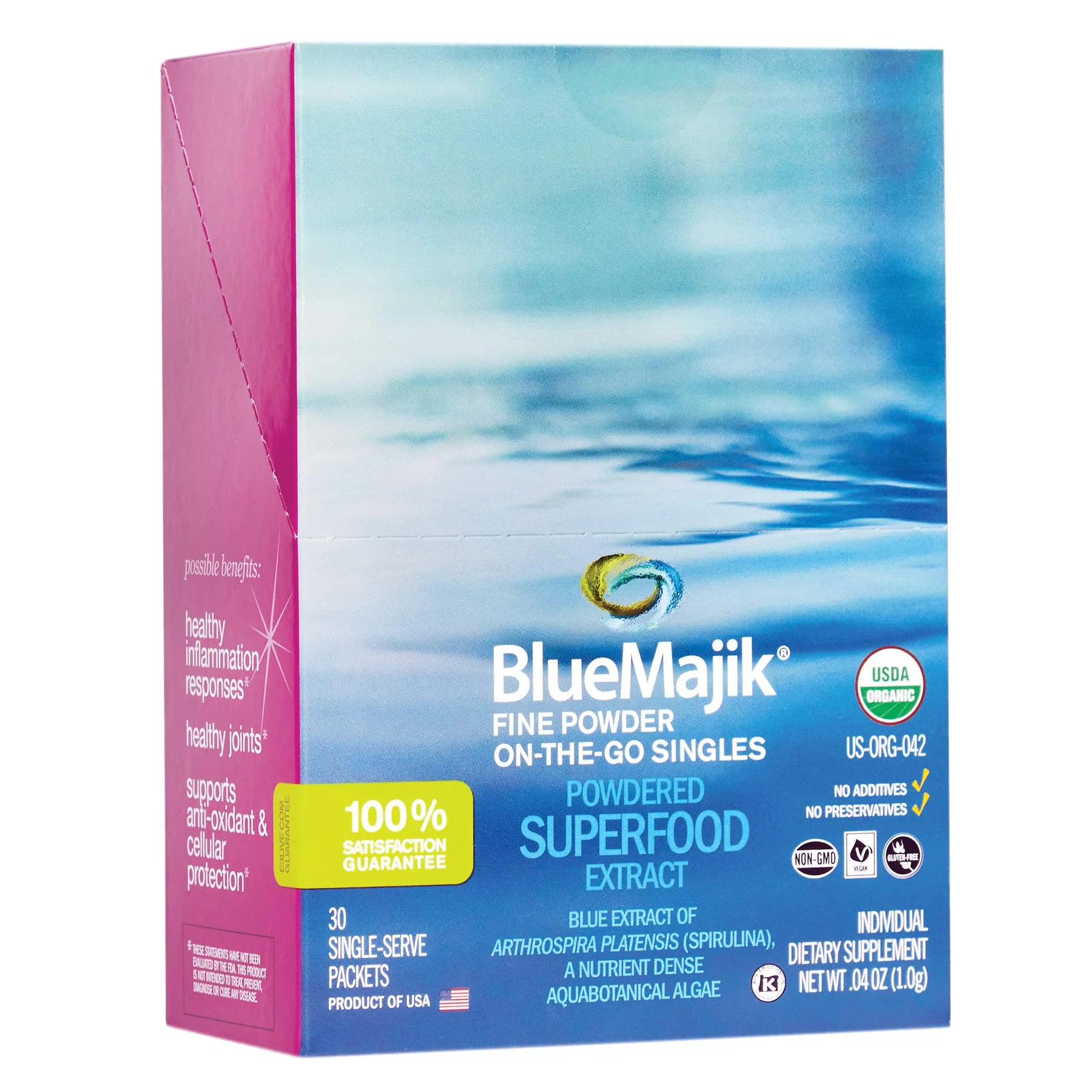 E3LIVE Blue Majik On-The-Go-Singles, 30 Count, 1 Gram - Image 5