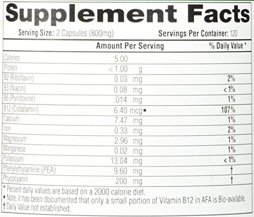 E3LIVE BrainON - Wild-Harvested AFA Extract for Mood Balance & Focus 240 Count - Image 3