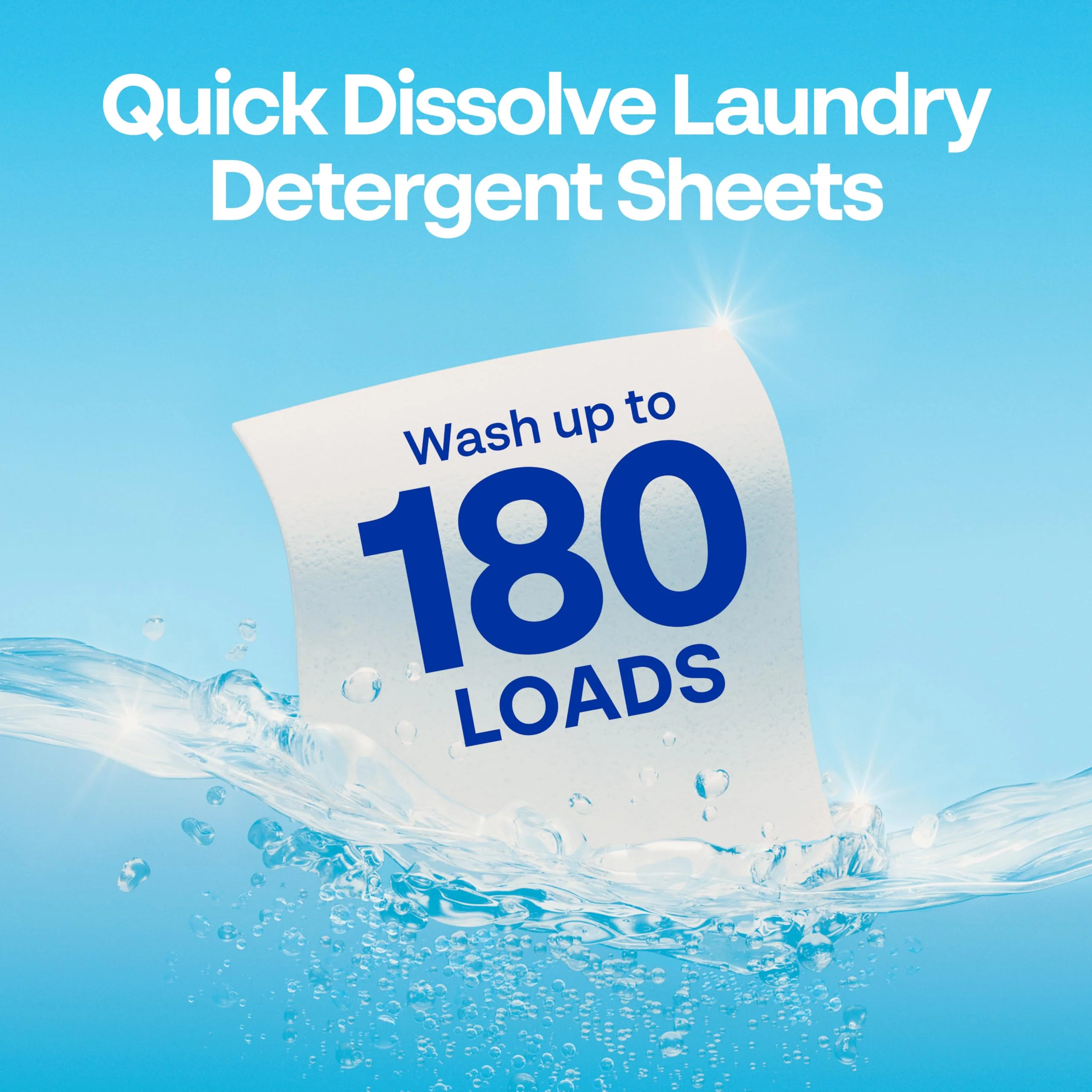 Earth Breeze Laundry Detergent Sheets Fragrance-Free - 180 Loads Eco Liquidless Soap - Travel-Friendly for Hot & Cold Cycles, Tackles Tough Stains & Odors - Gentle on Sensitive Skin, 90 Ct (3 Pack) - Image 4