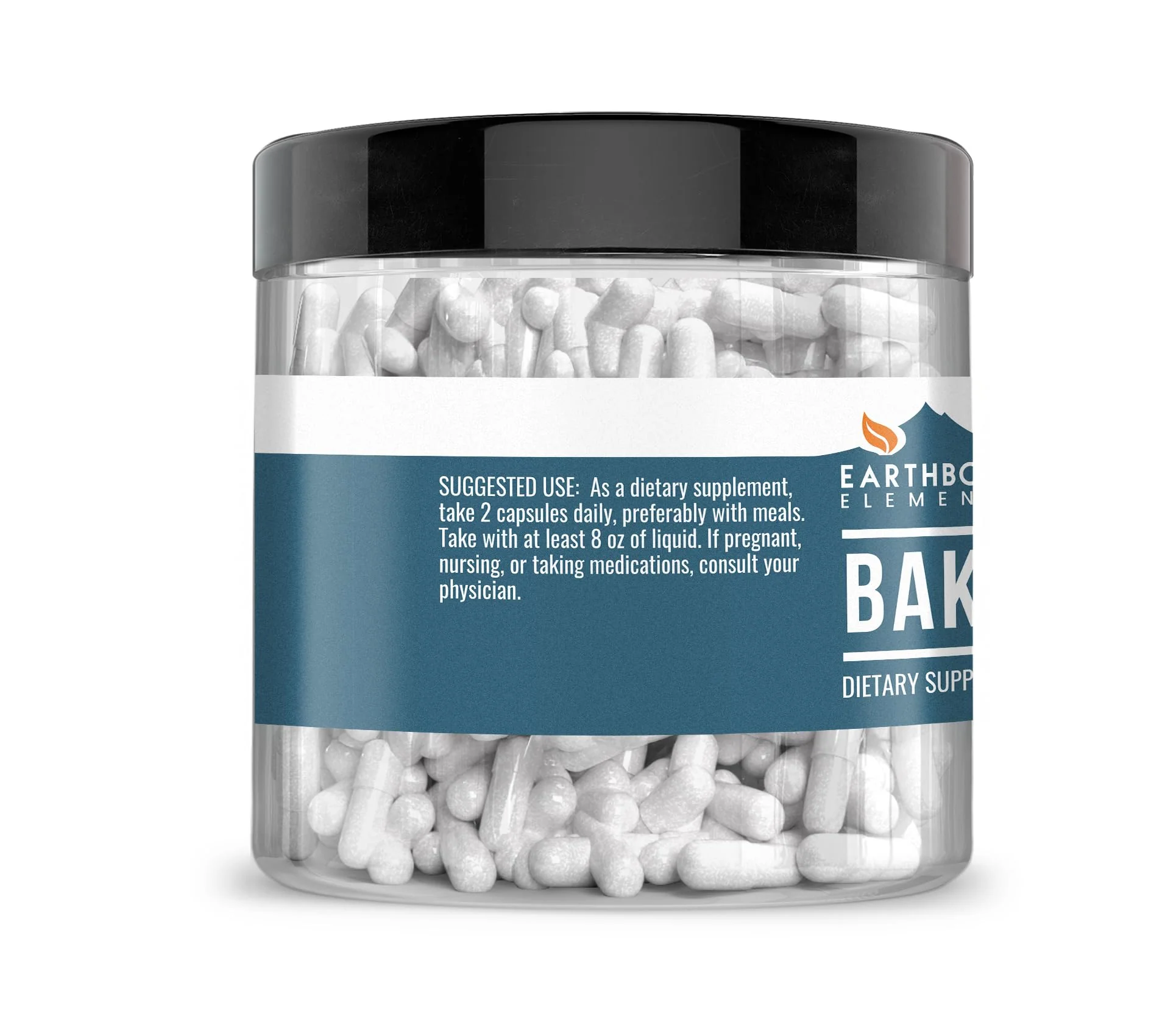 Earthborn Elements Baking Soda Capsules, 200 Capsules, Sodium Bicarbonate - Image 4