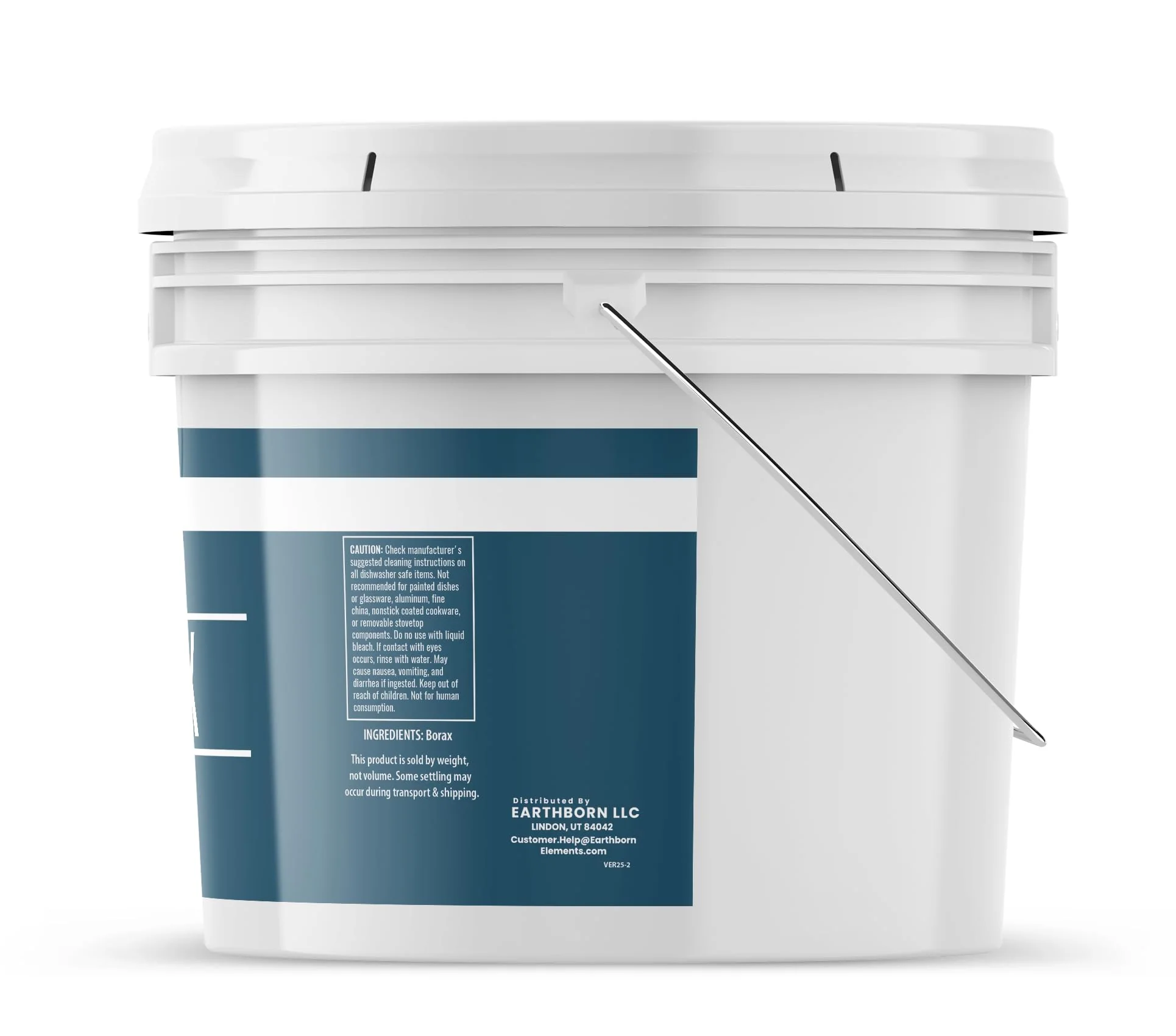 Earthborn Elements Borax Powder (1 Gallon), Multipurpose Cleaner & Detergent Booster, Resealable Bucket (144 Ounce) - Image 6