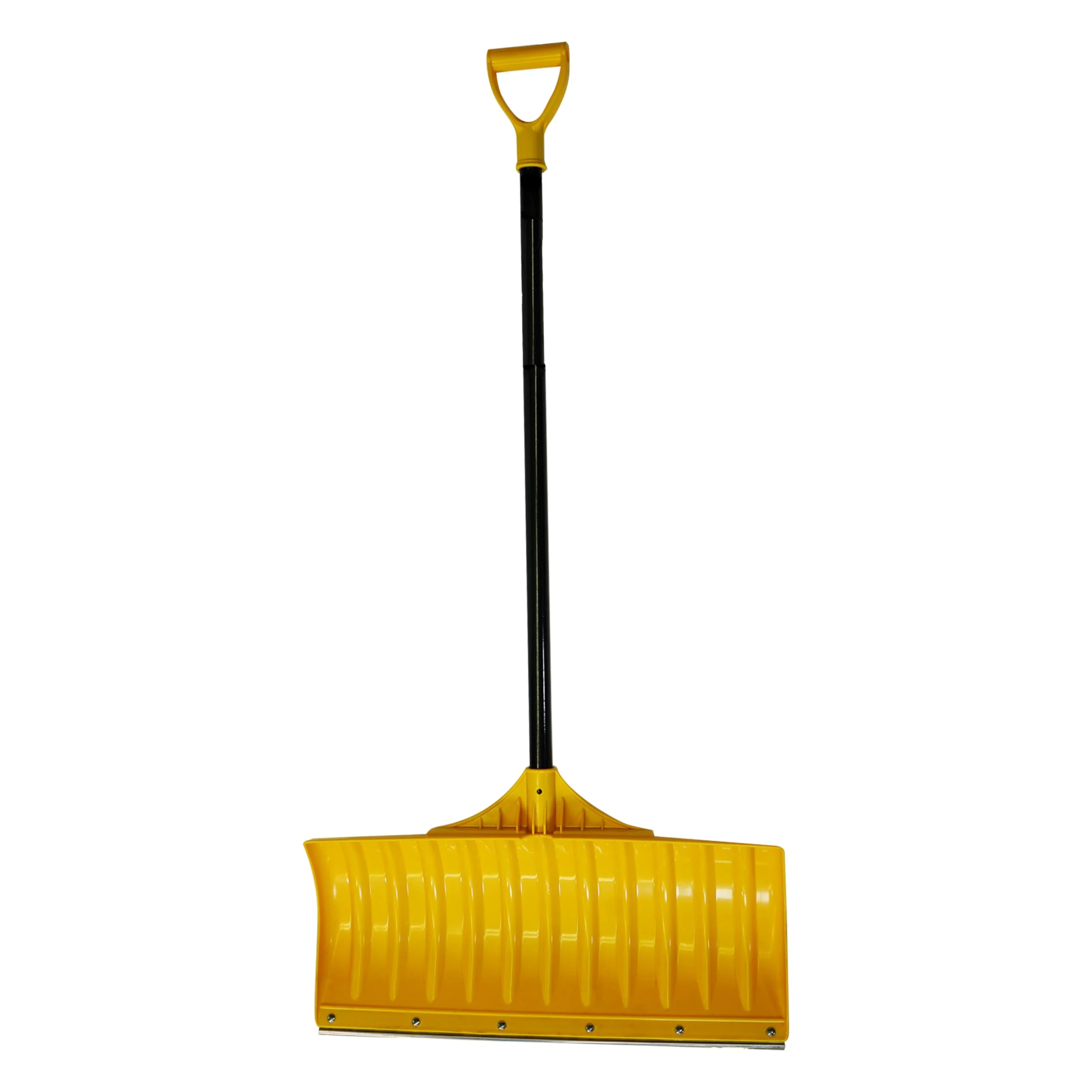 EarthWay Polar Tech 90026 Snow Shovel for Driveway - 26 Inch Blue Shovel with High Impact ABS Resin, Galvanized Metal Edge, Long Fiberglass Handle, Ergonomic D Handle, Quick Assembly - Image 5