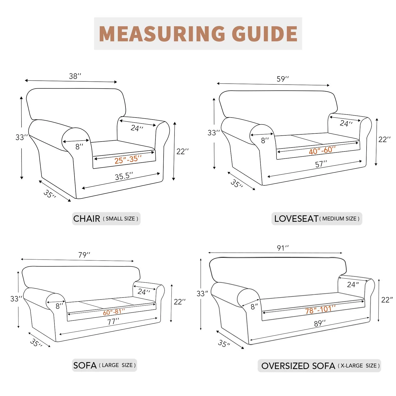 Easy-Going 100% Waterproof Couch Cover, Dual Waterproof Sofa Cover, Stretch Jacquard Sofa Slipcover, Leakproof Furniture Protector for Kids, Pets, Dog and Cat (Sofa, Christmas Red) - Image 6