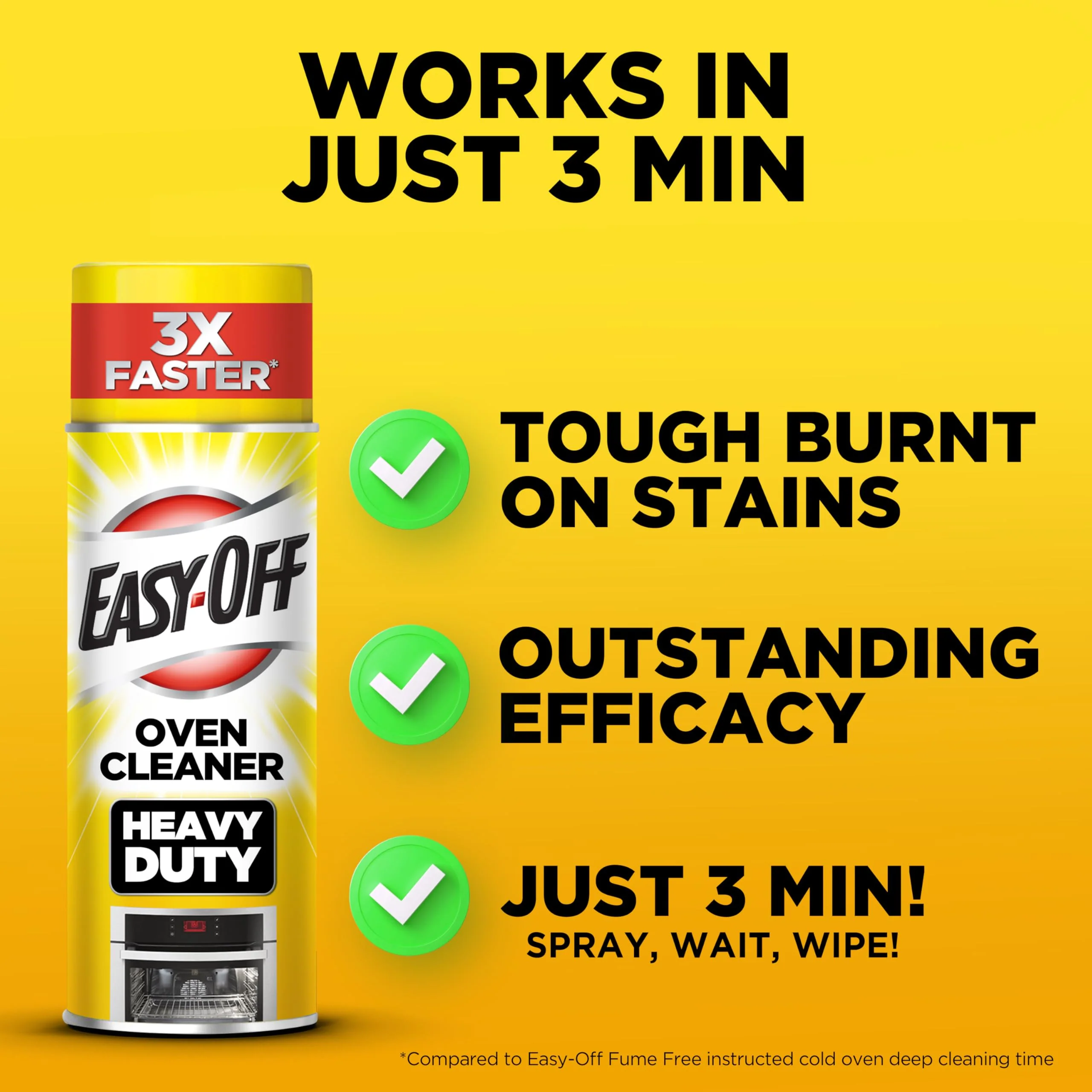 Easy-Off Heavy Duty Oven Cleaner, Regular Scent 87 oz (6 Cans x 14.5 oz) - Image 6